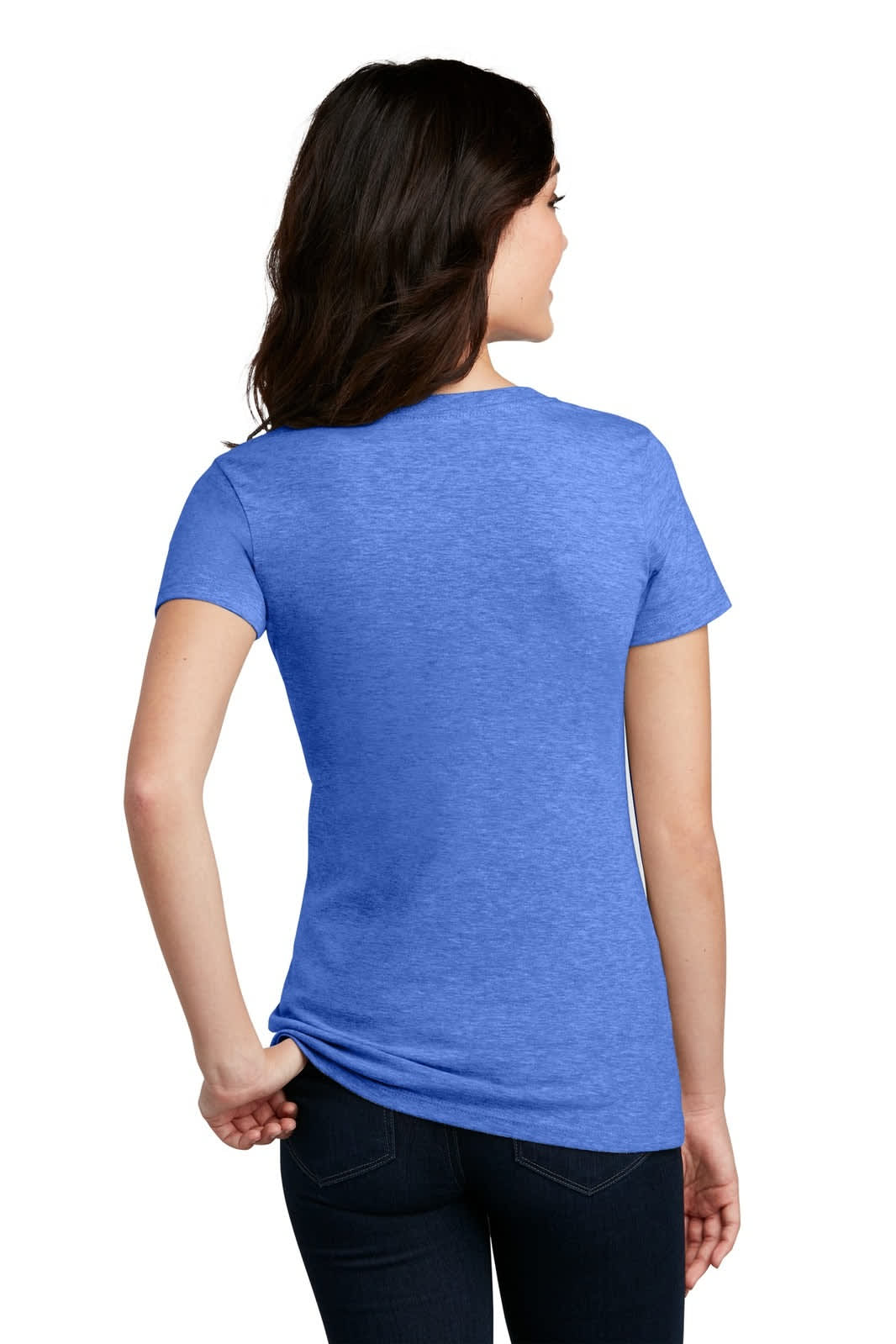 District Made Ladies Perfect Blend V-Neck Tee