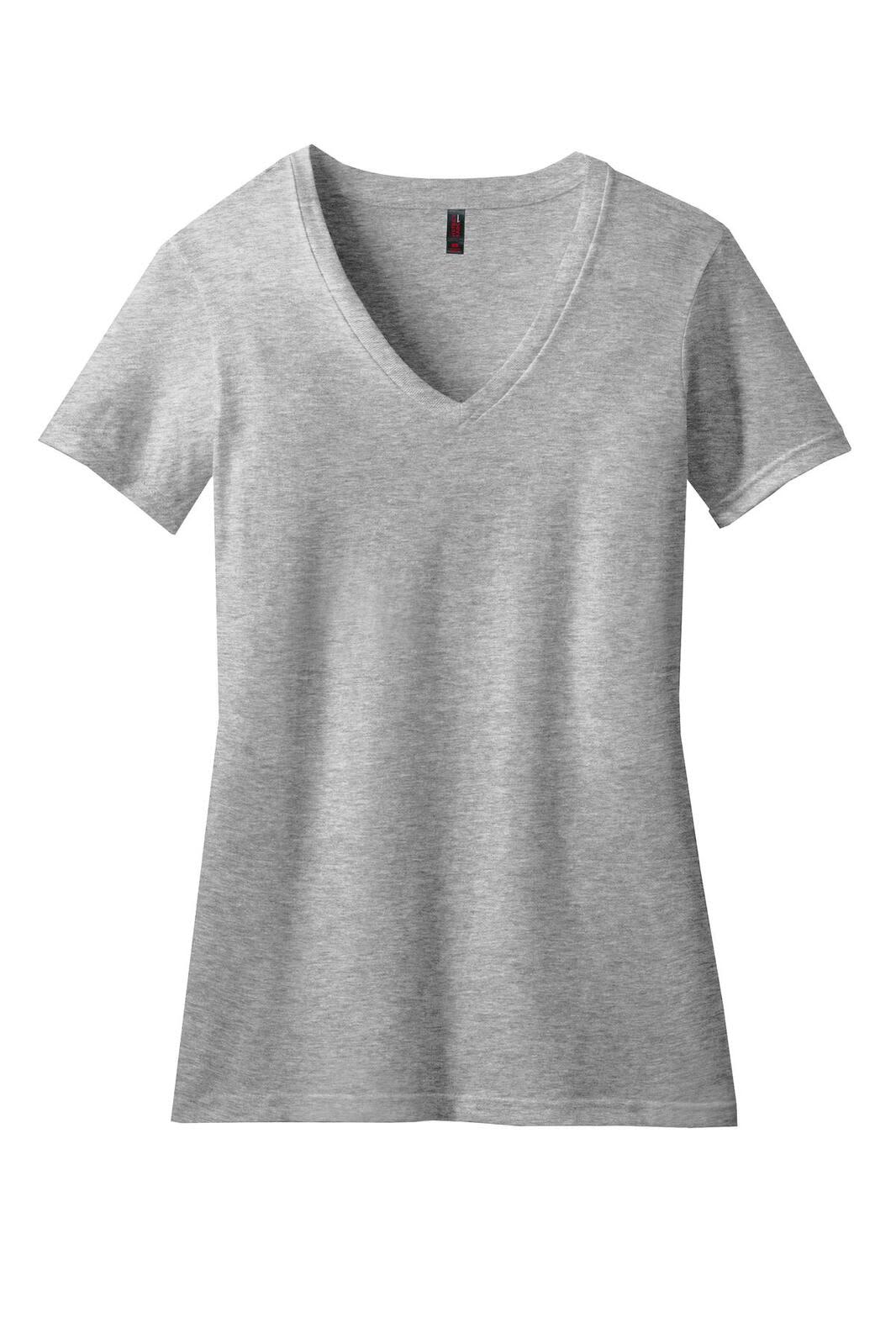 District Made Ladies Perfect Blend V-Neck Tee