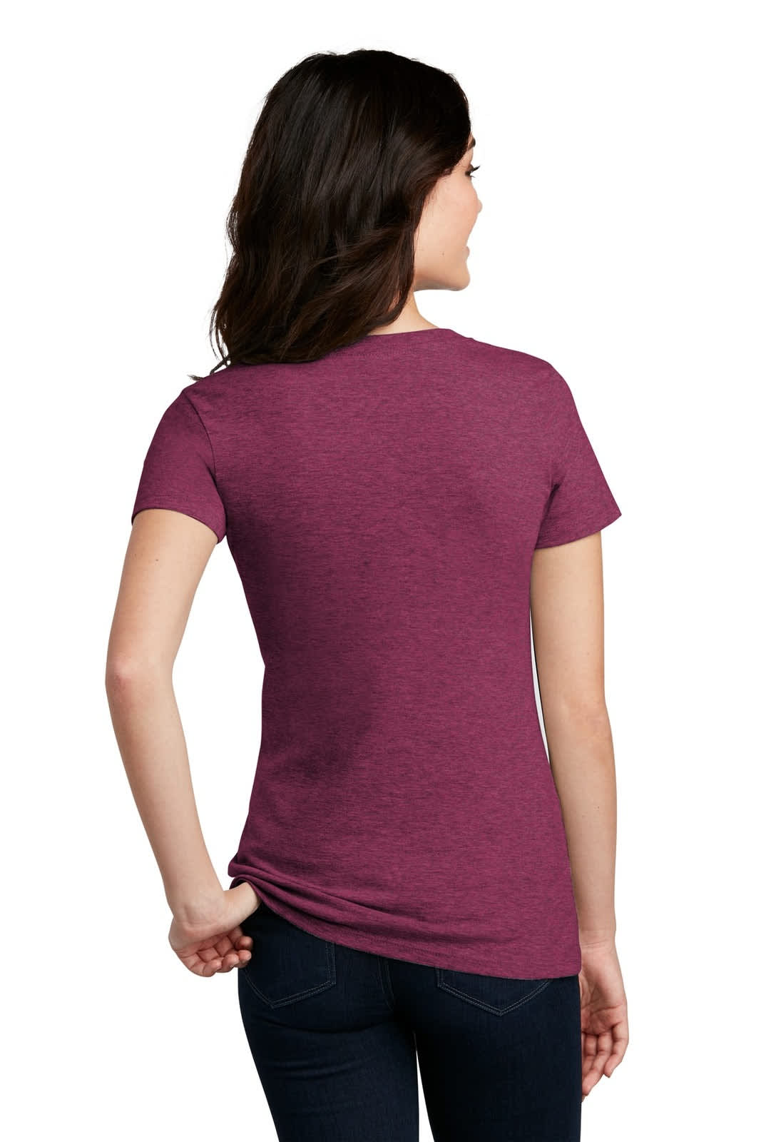 District Made Ladies Perfect Blend V-Neck Tee