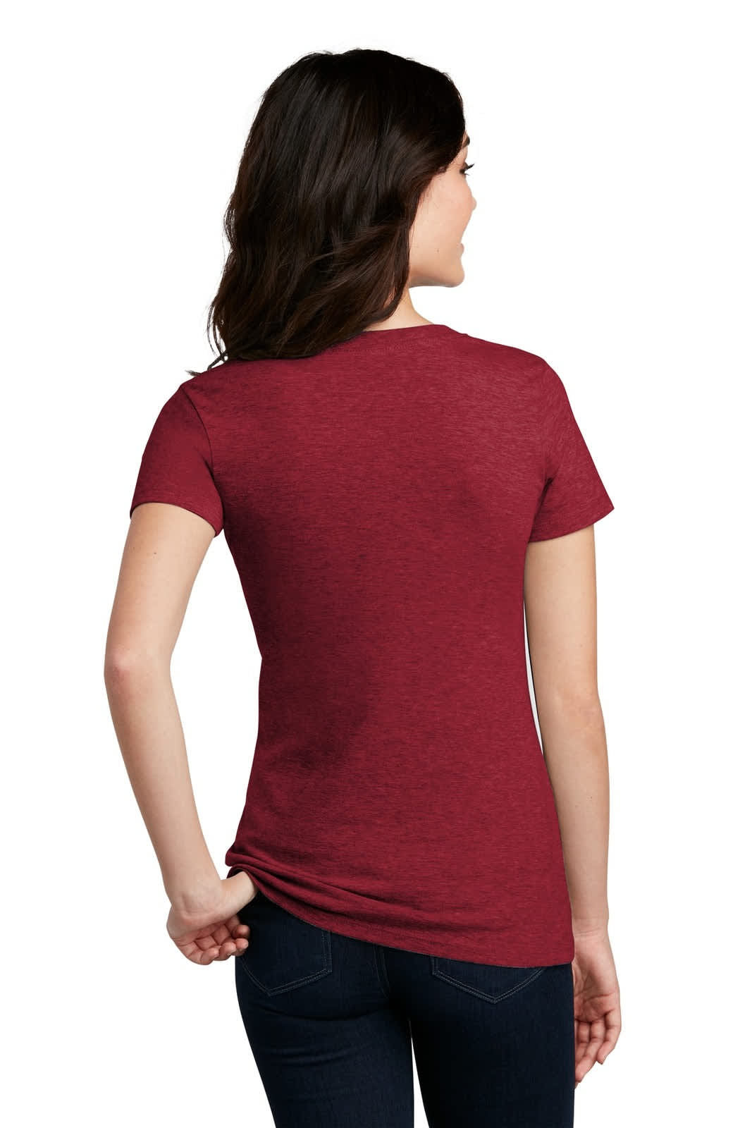 District Made Ladies Perfect Blend V-Neck Tee