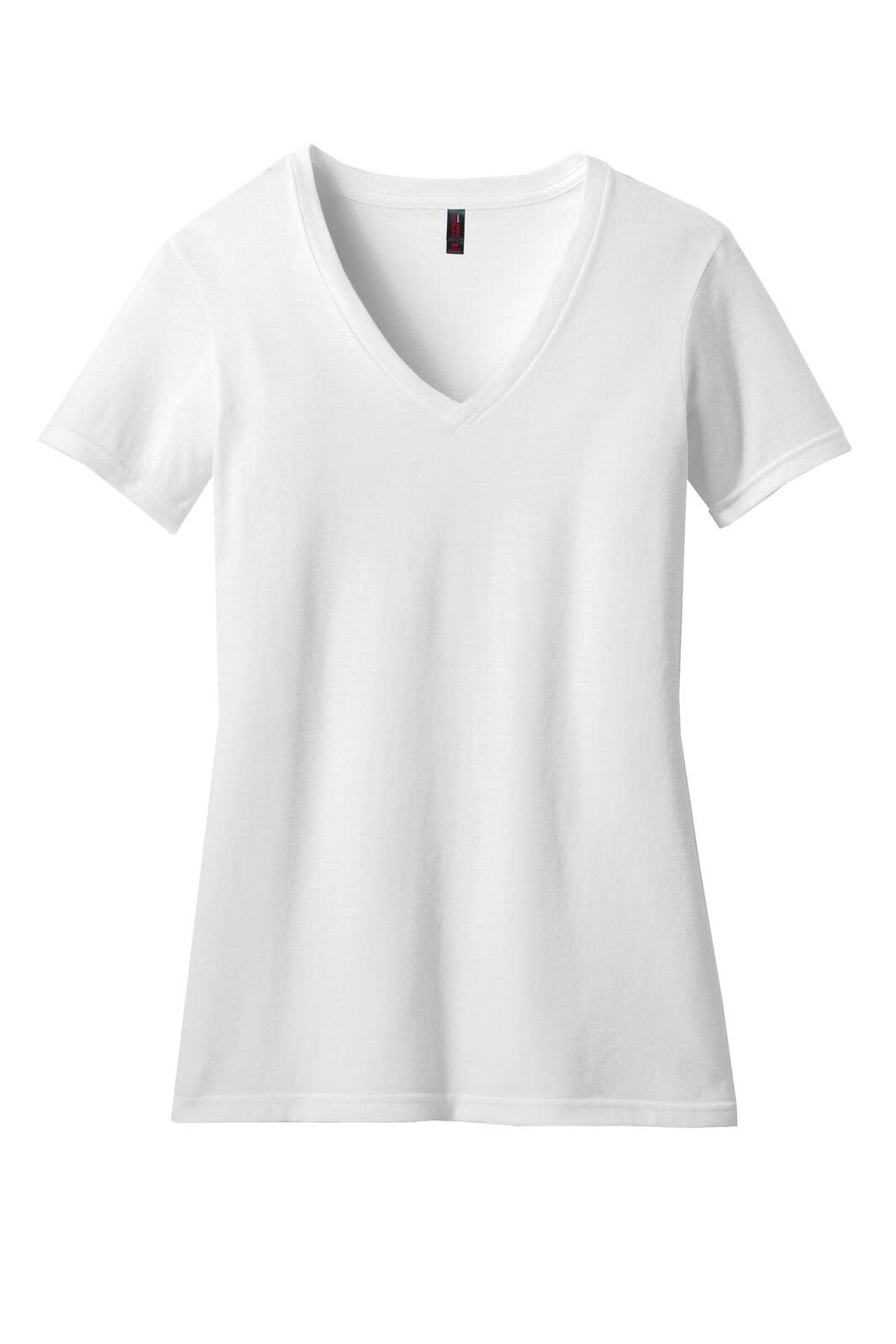 District Made Ladies Perfect Blend V-Neck Tee