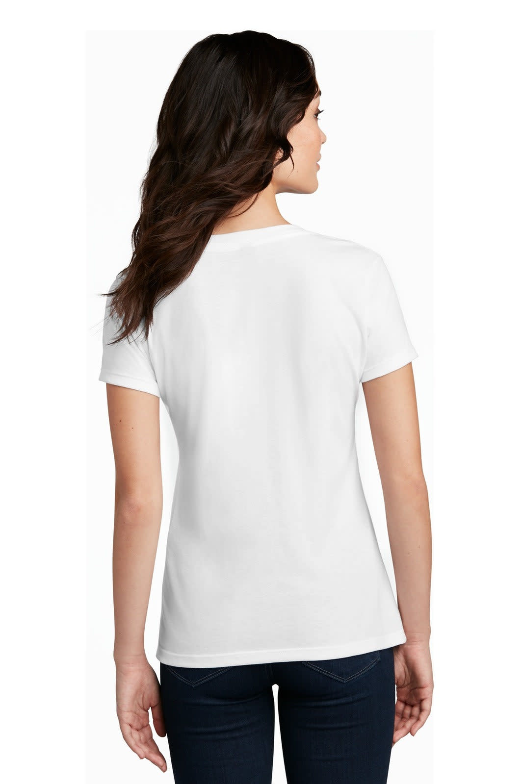 District Made Ladies Perfect Blend V-Neck Tee