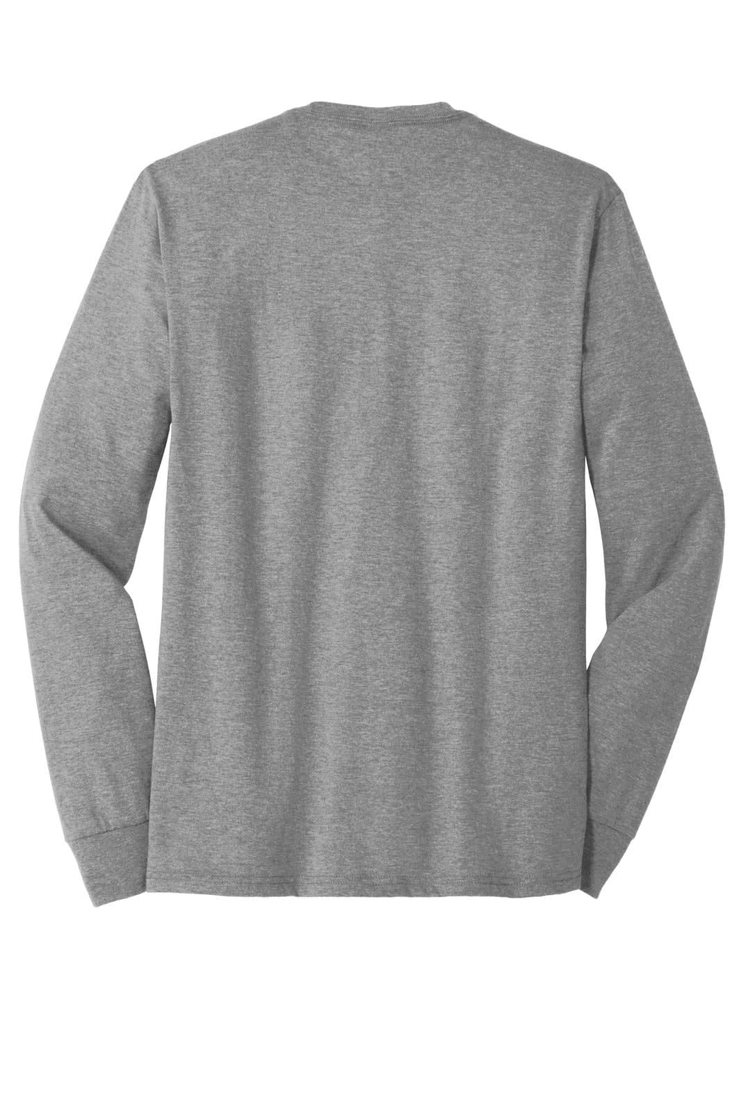 District Made Mens Perfect Tri Long Sleeve Crew Tee