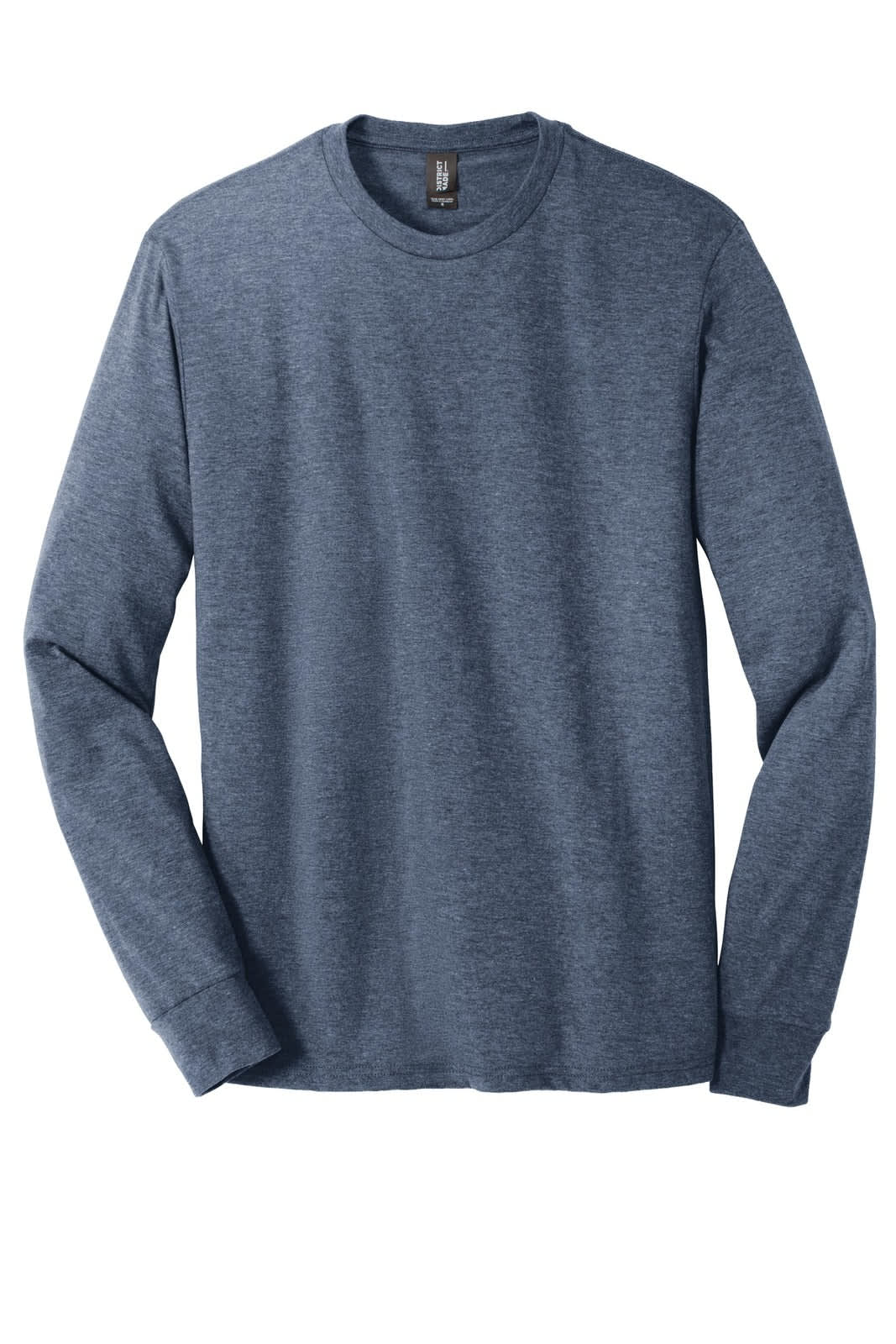 District Made Mens Perfect Tri Long Sleeve Crew Tee