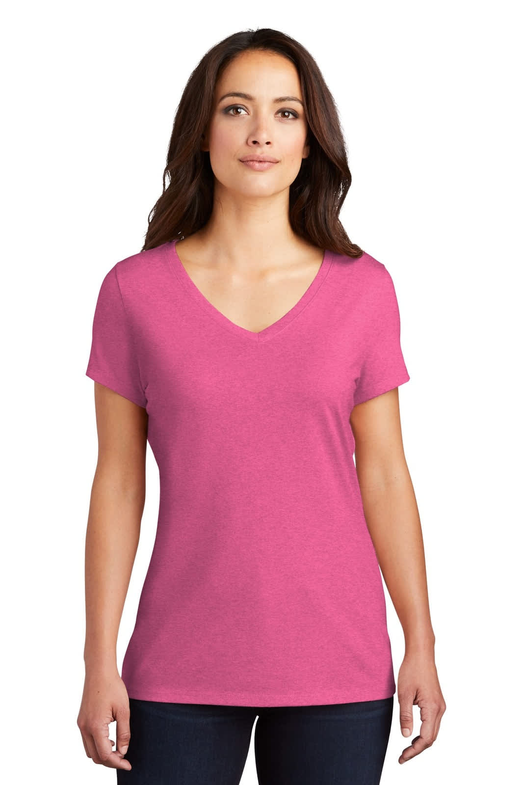 District Made Ladies Perfect Tri V-Neck Tee