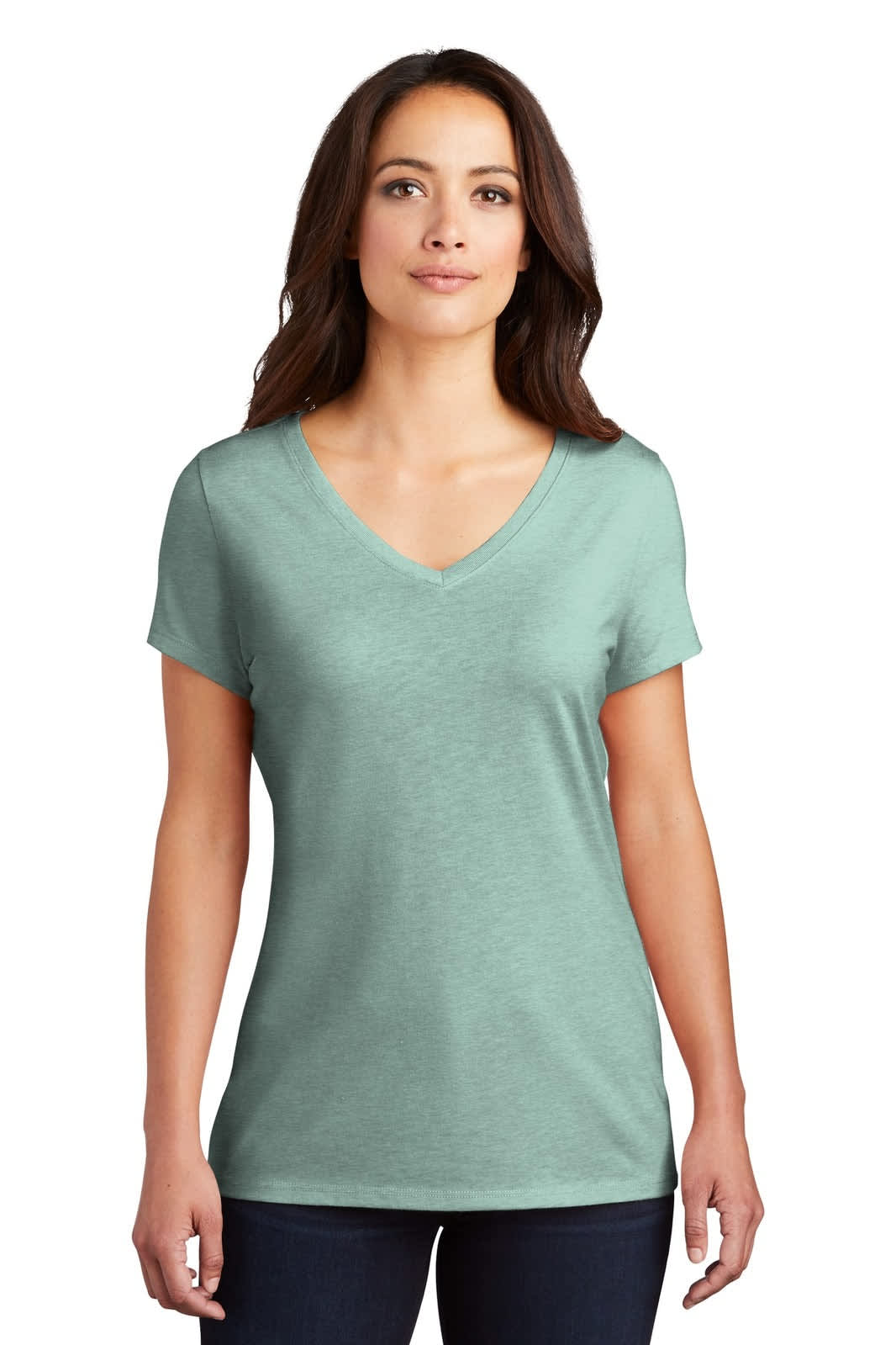 District Made Ladies Perfect Tri V-Neck Tee