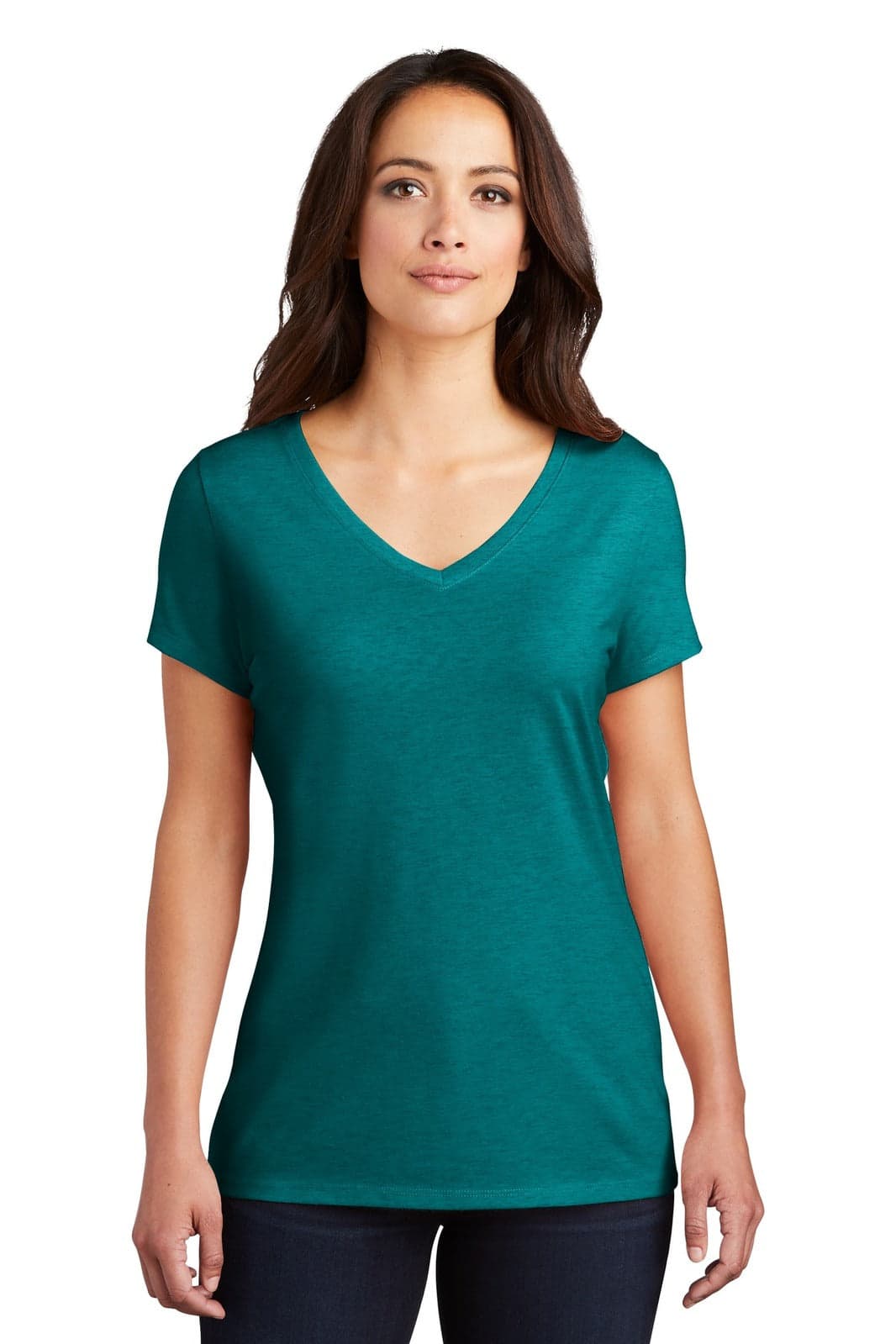 District Made Ladies Perfect Tri V-Neck Tee