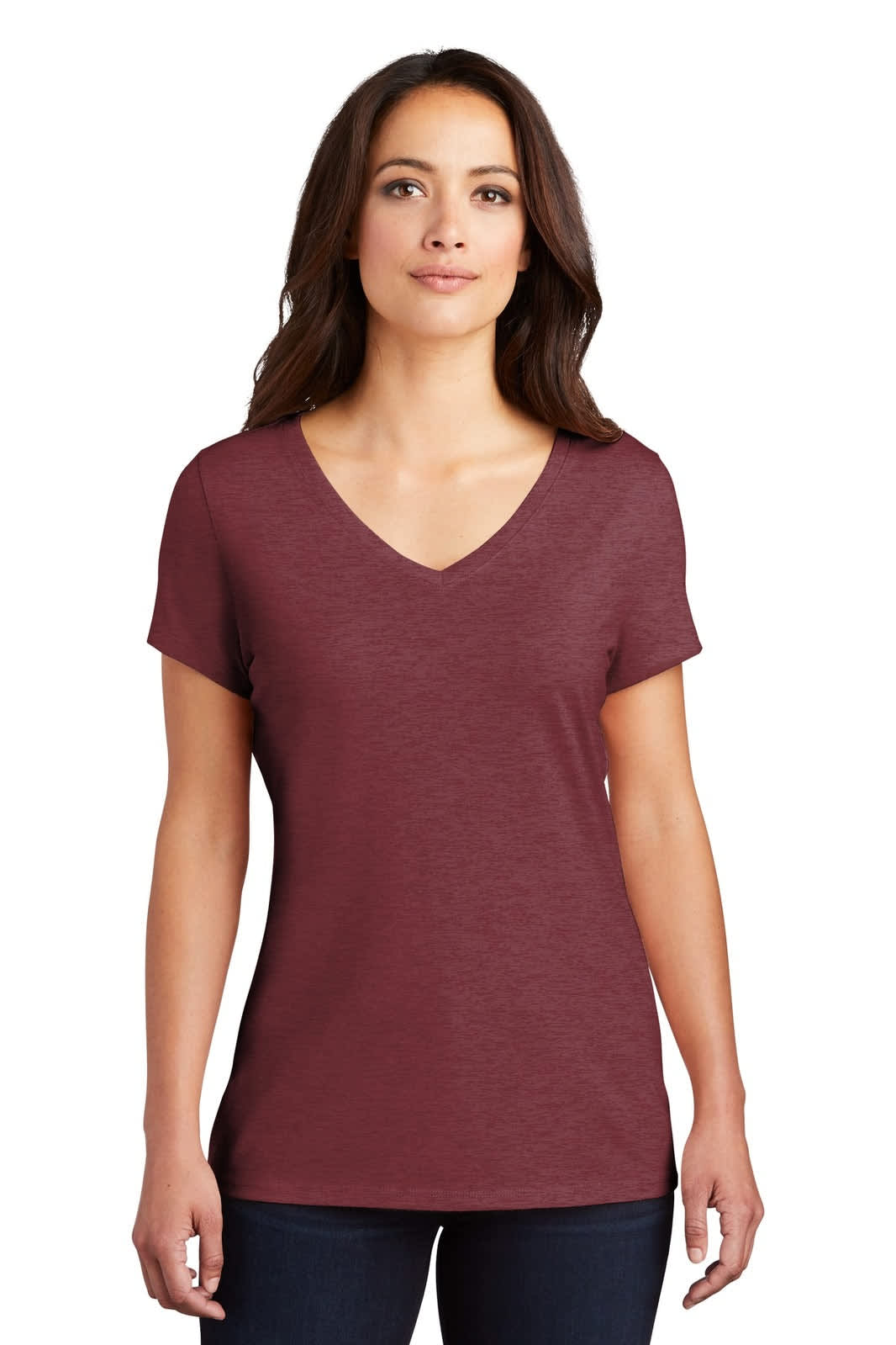 District Made Ladies Perfect Tri V-Neck Tee