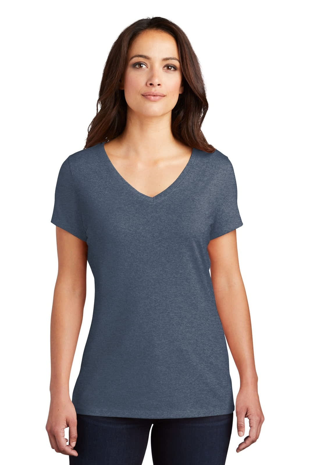 District Made Ladies Perfect Tri V-Neck Tee