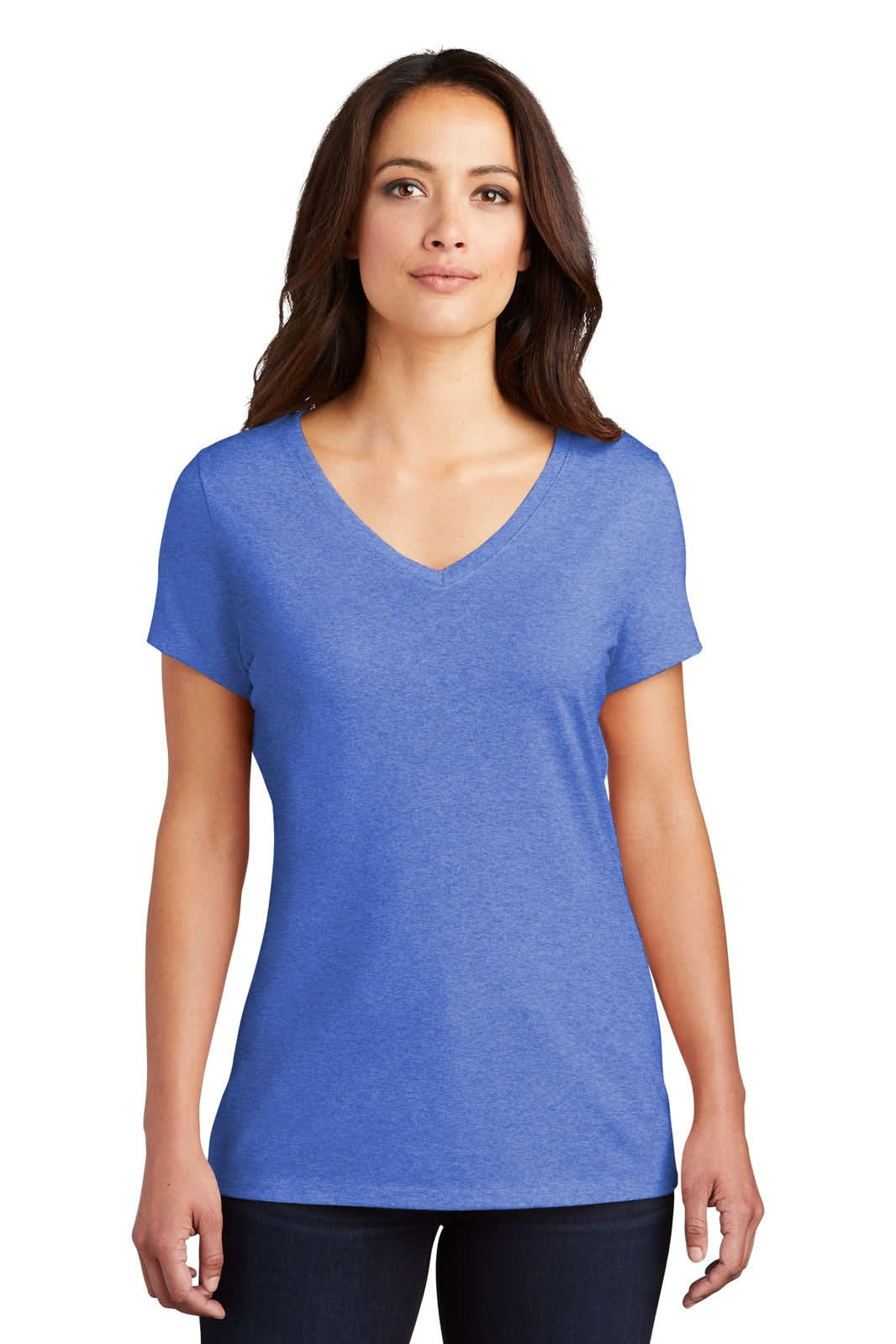 District Made Ladies Perfect Tri V-Neck Tee