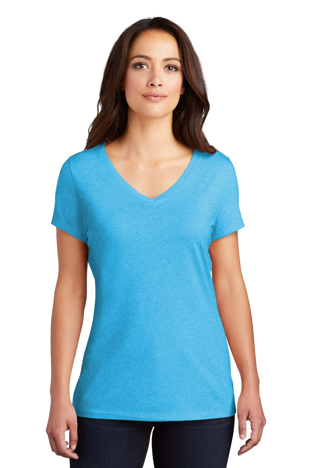 District Made Ladies Perfect Tri V-Neck Tee
