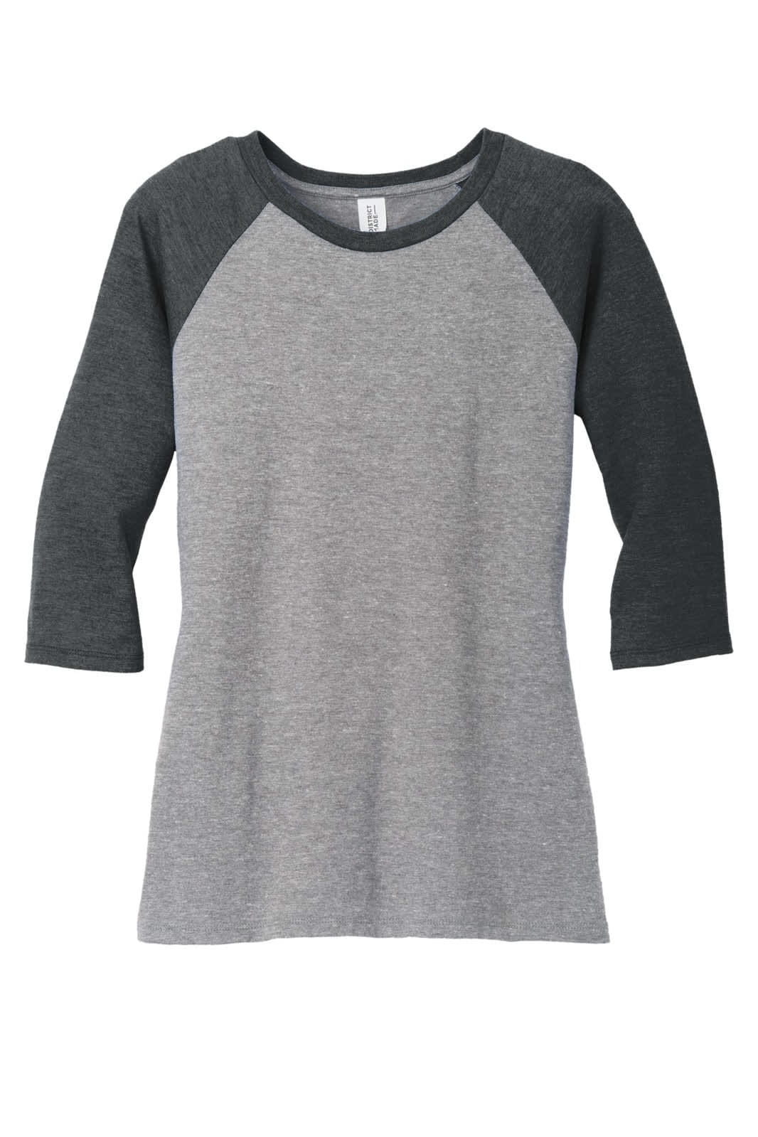 District Made Ladies Perfect Tri 3/4-Sleeve Raglan