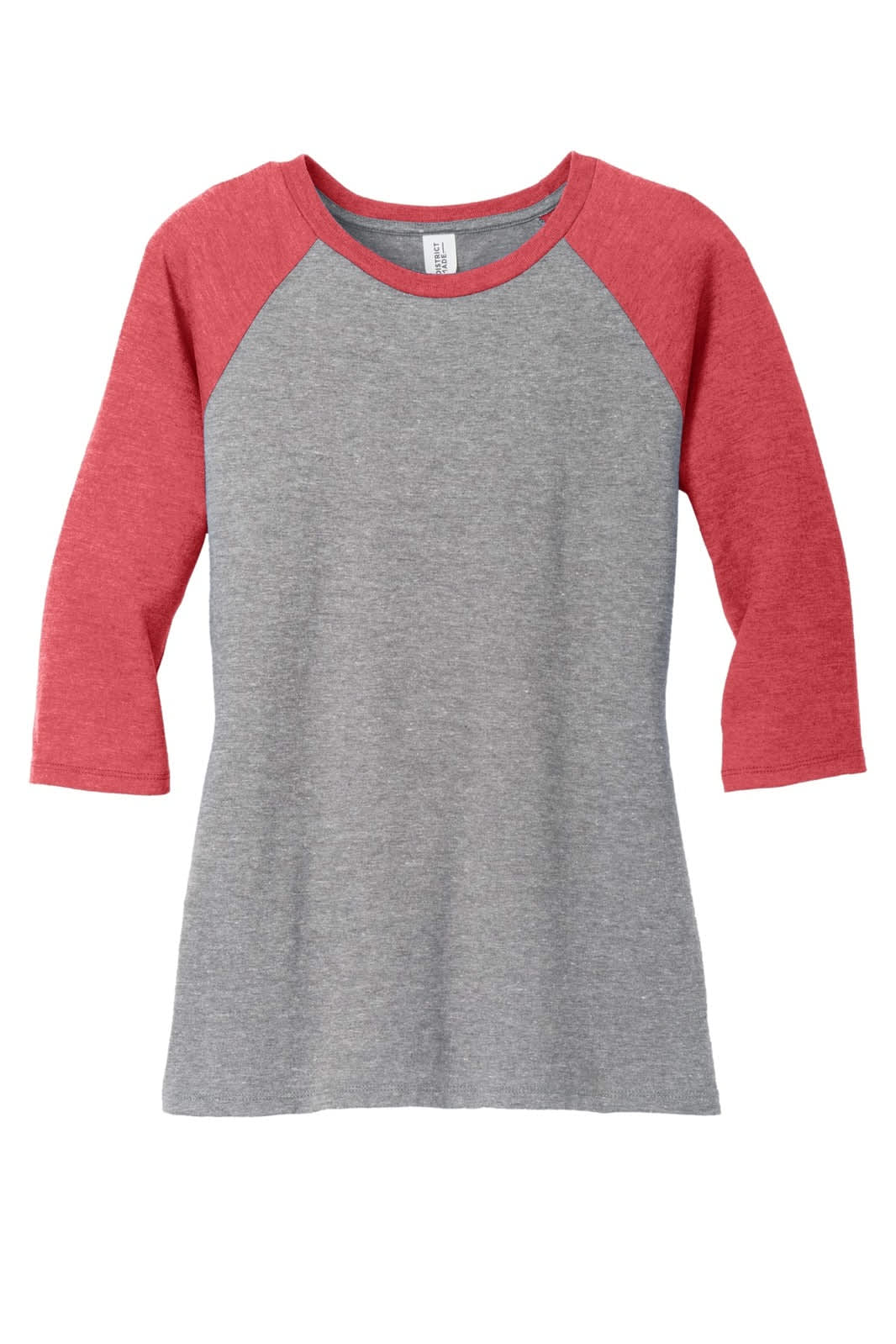 District Made Ladies Perfect Tri 3/4-Sleeve Raglan