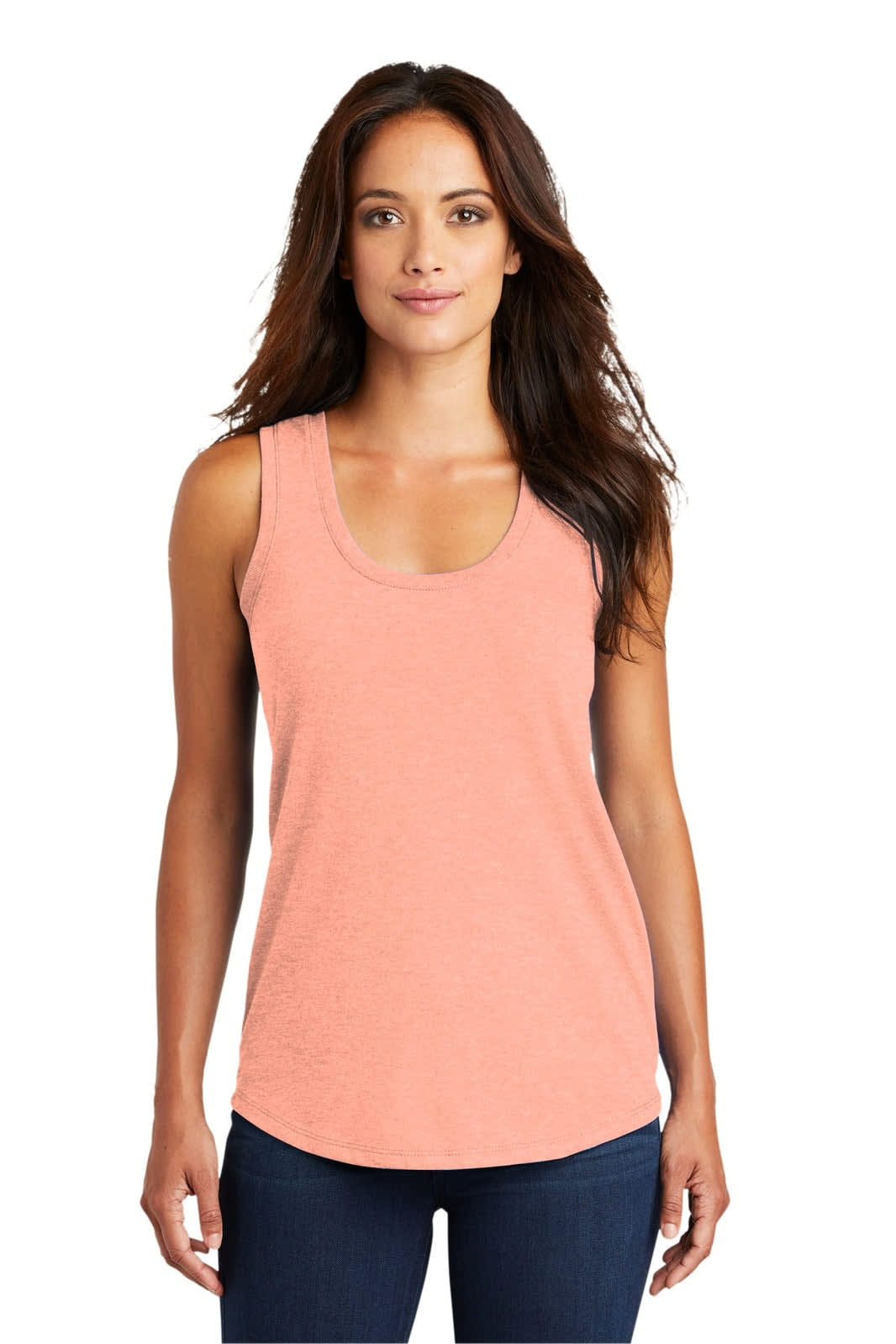District Made Ladies Perfect Tri Racerback Tank