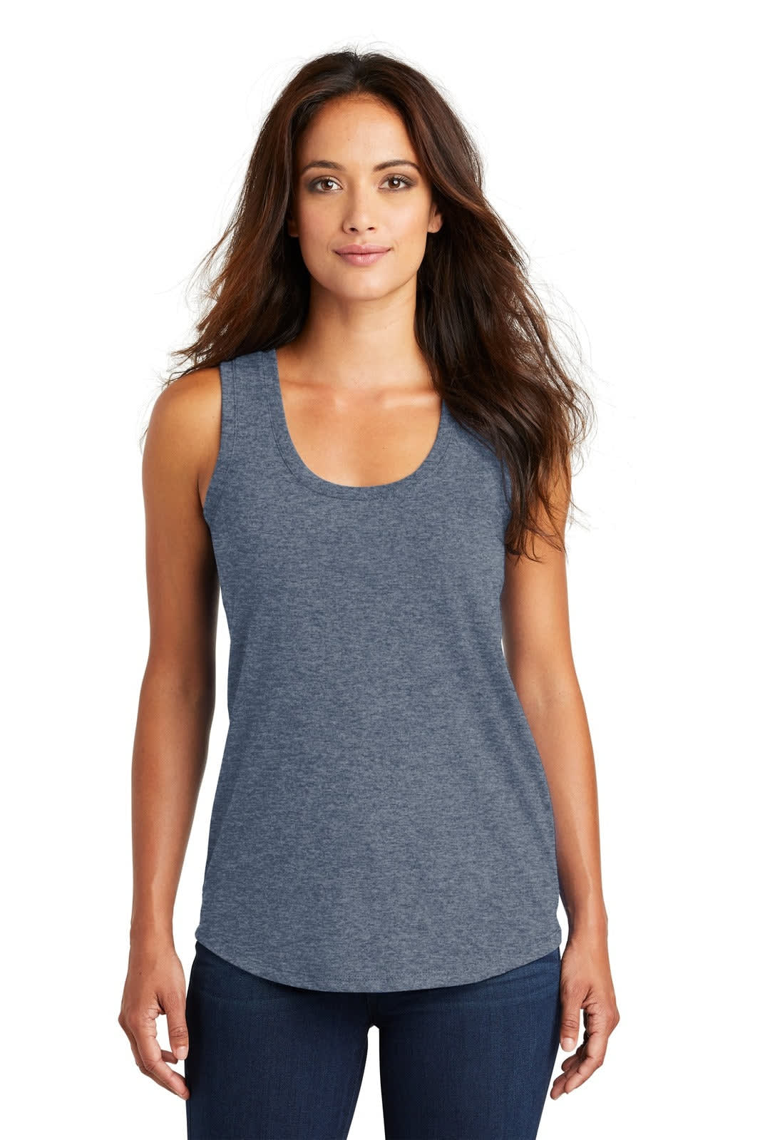 District Made Ladies Perfect Tri Racerback Tank