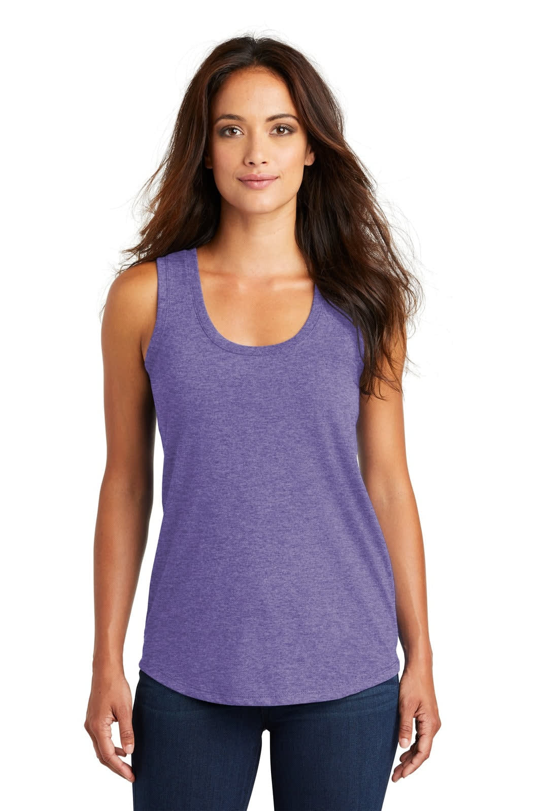 District Made Ladies Perfect Tri Racerback Tank