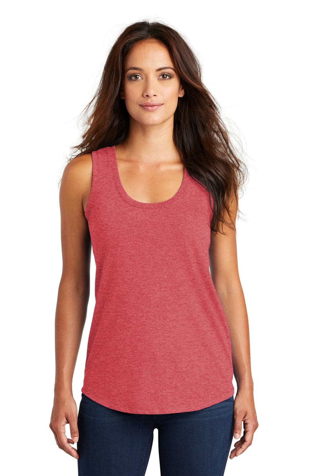District Made Ladies Perfect Tri Racerback Tank