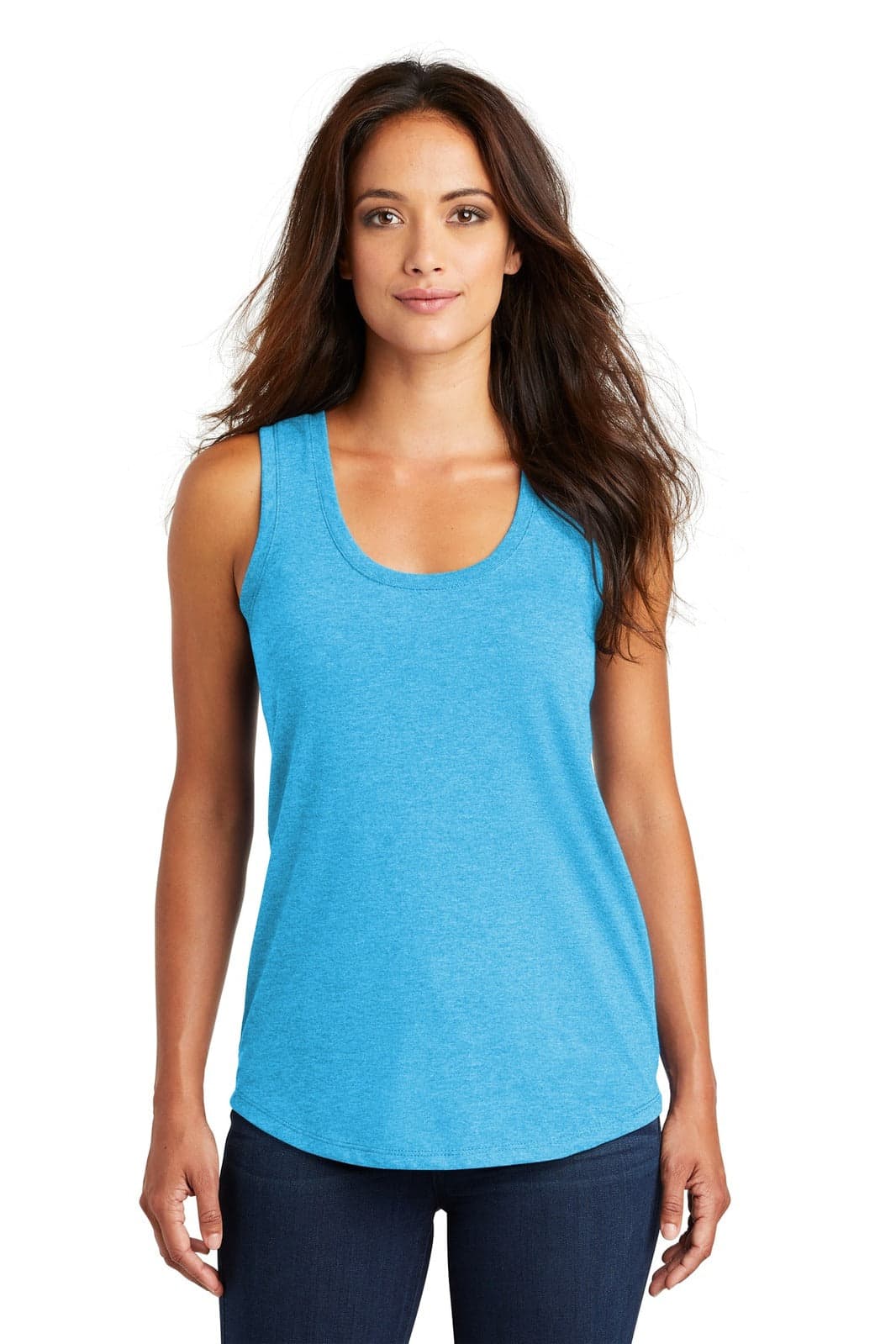 District Made Ladies Perfect Tri Racerback Tank