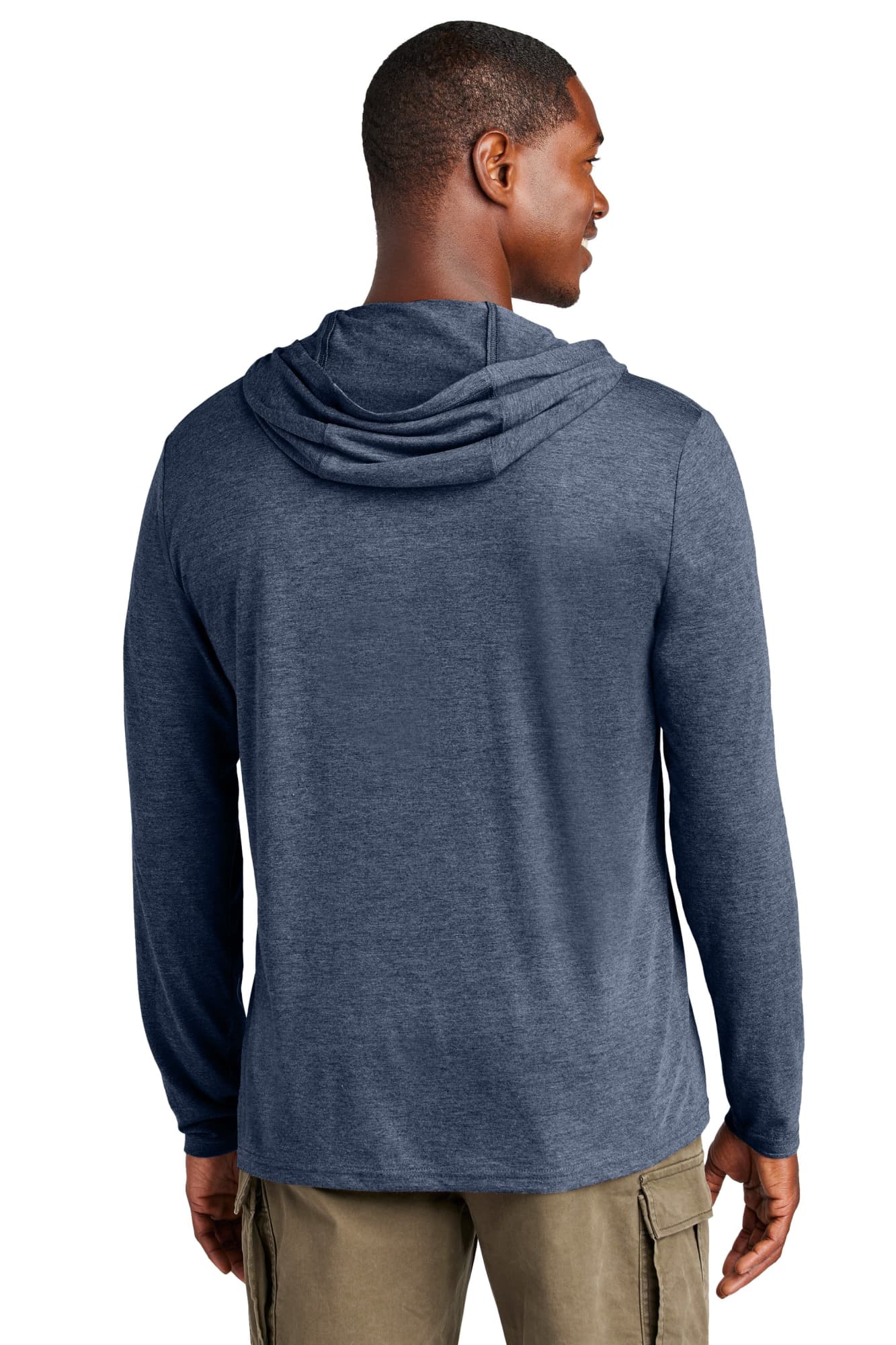 District Made Mens Perfect Tri Long Sleeve Hoodie
