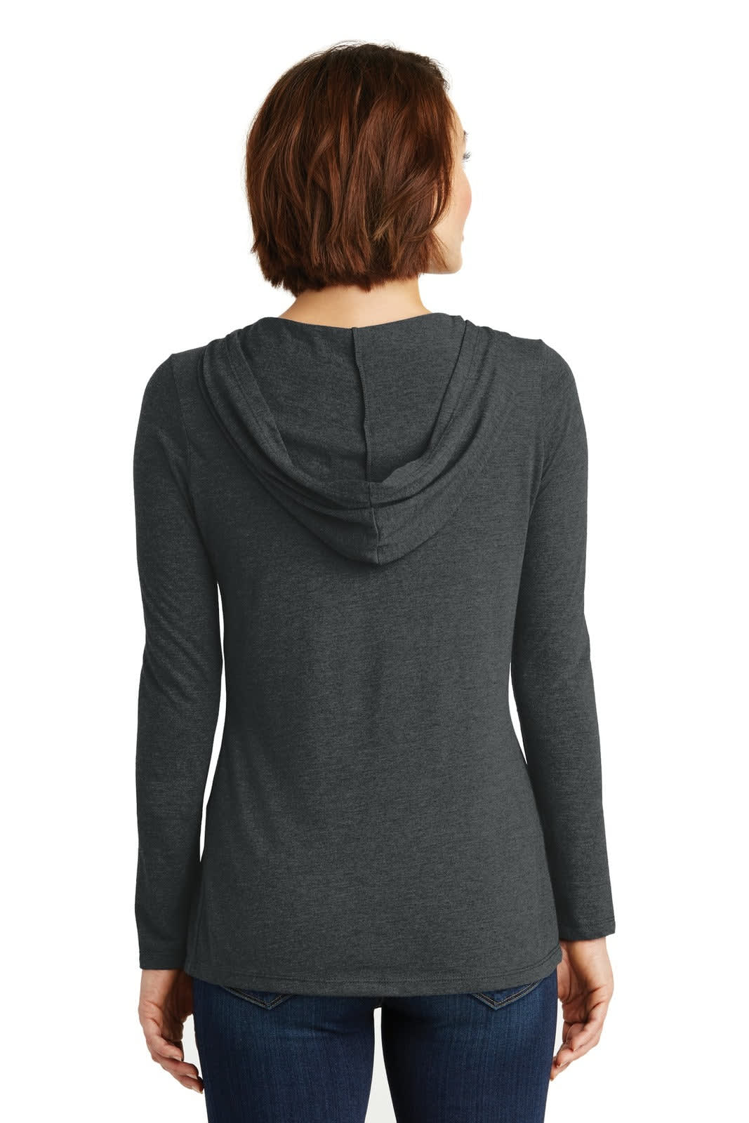District Made Ladies Perfect Tri Long Sleeve Hoodie