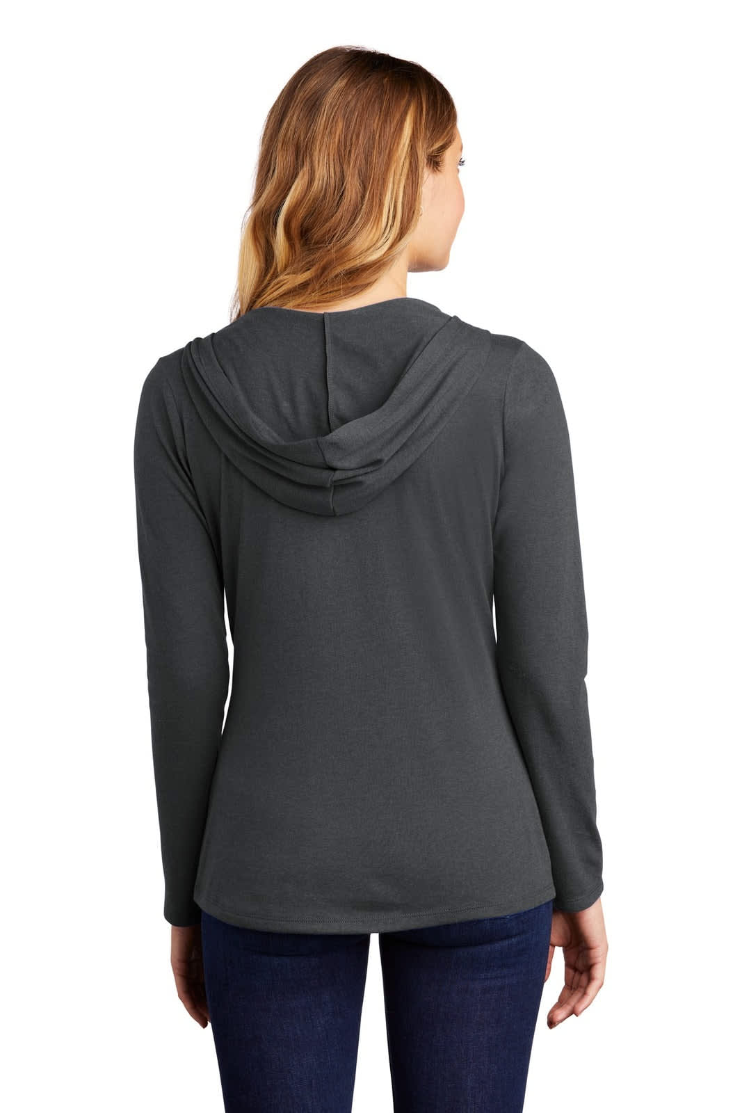 District Made Ladies Perfect Tri Long Sleeve Hoodie