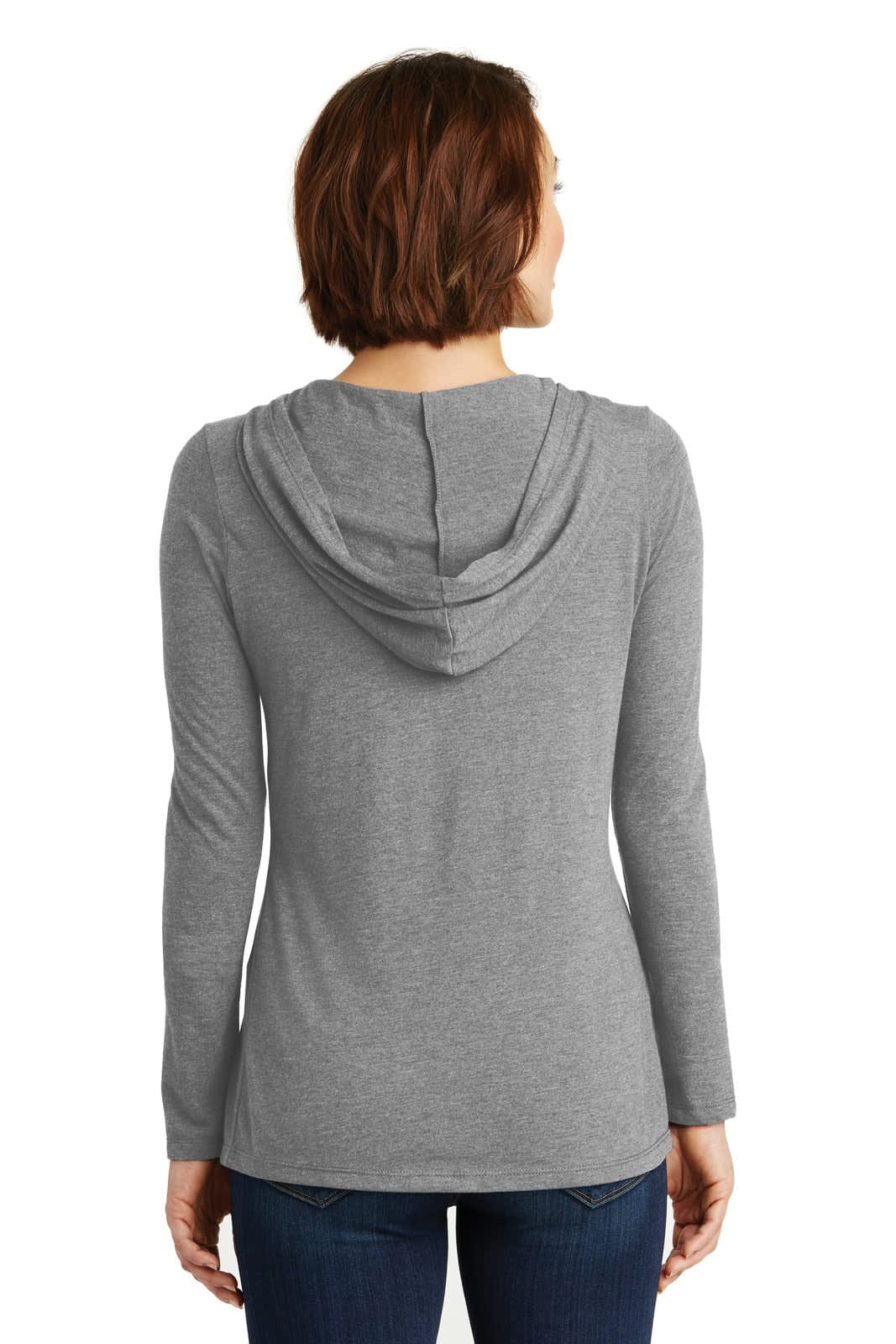 District Made Ladies Perfect Tri Long Sleeve Hoodie