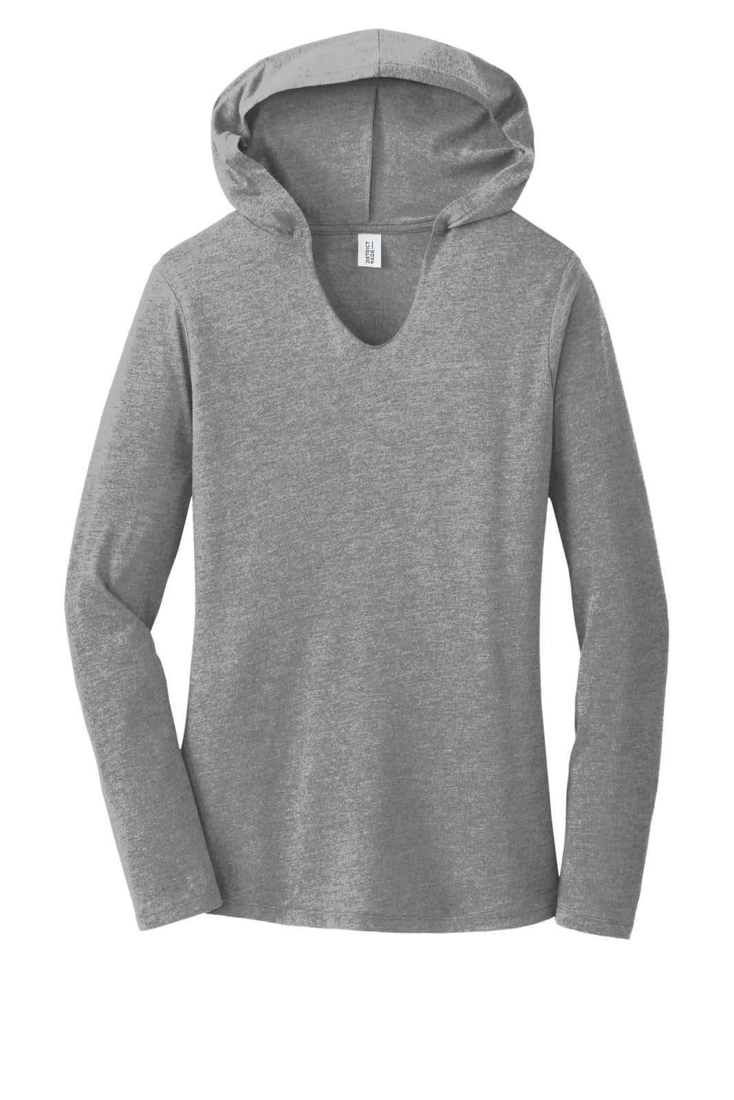 District Made Ladies Perfect Tri Long Sleeve Hoodie