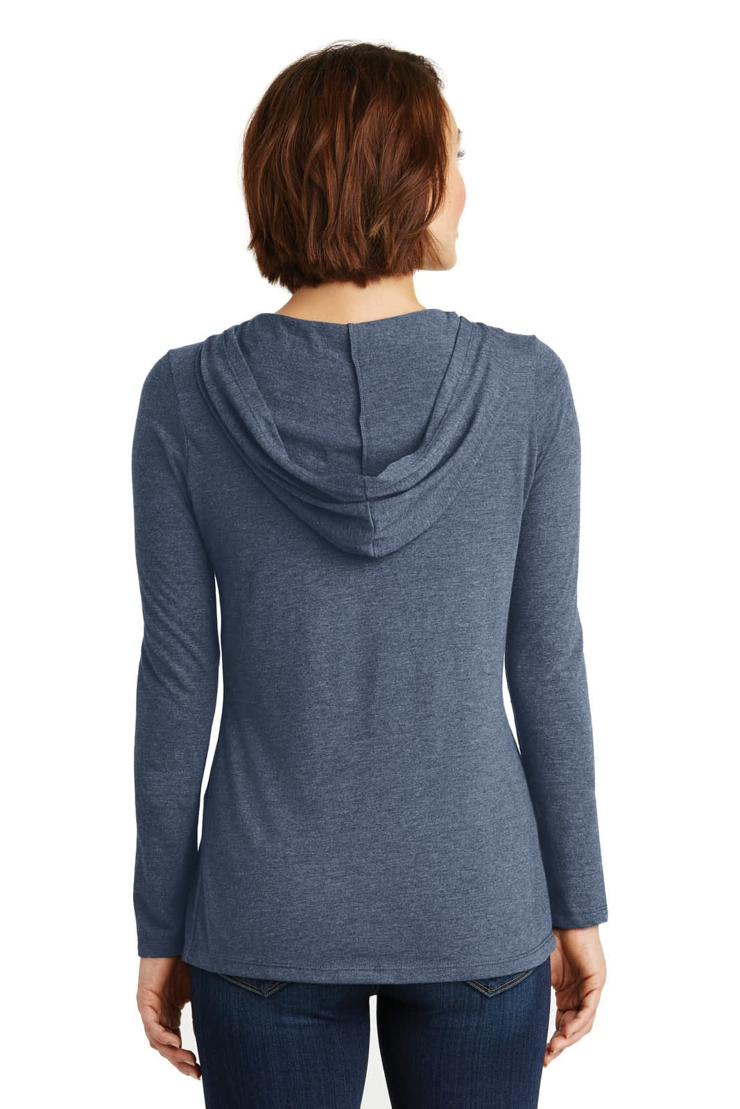 District Made Ladies Perfect Tri Long Sleeve Hoodie
