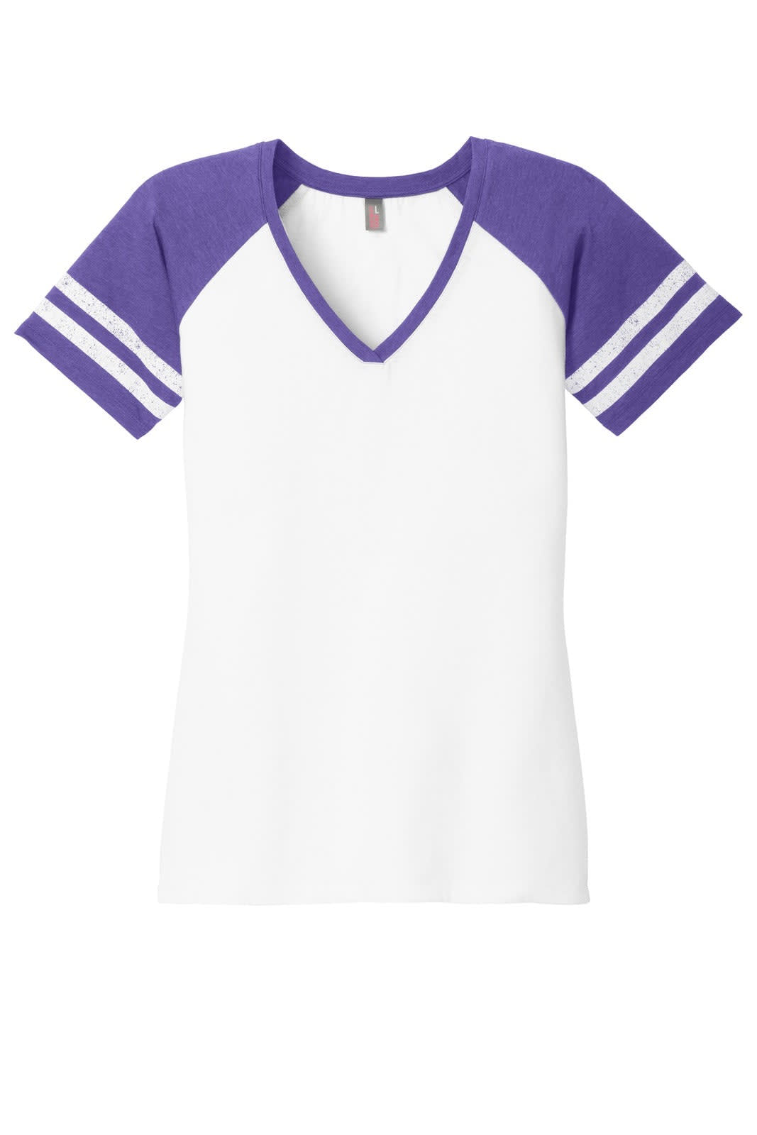District Made Ladies Game V-Neck Tee