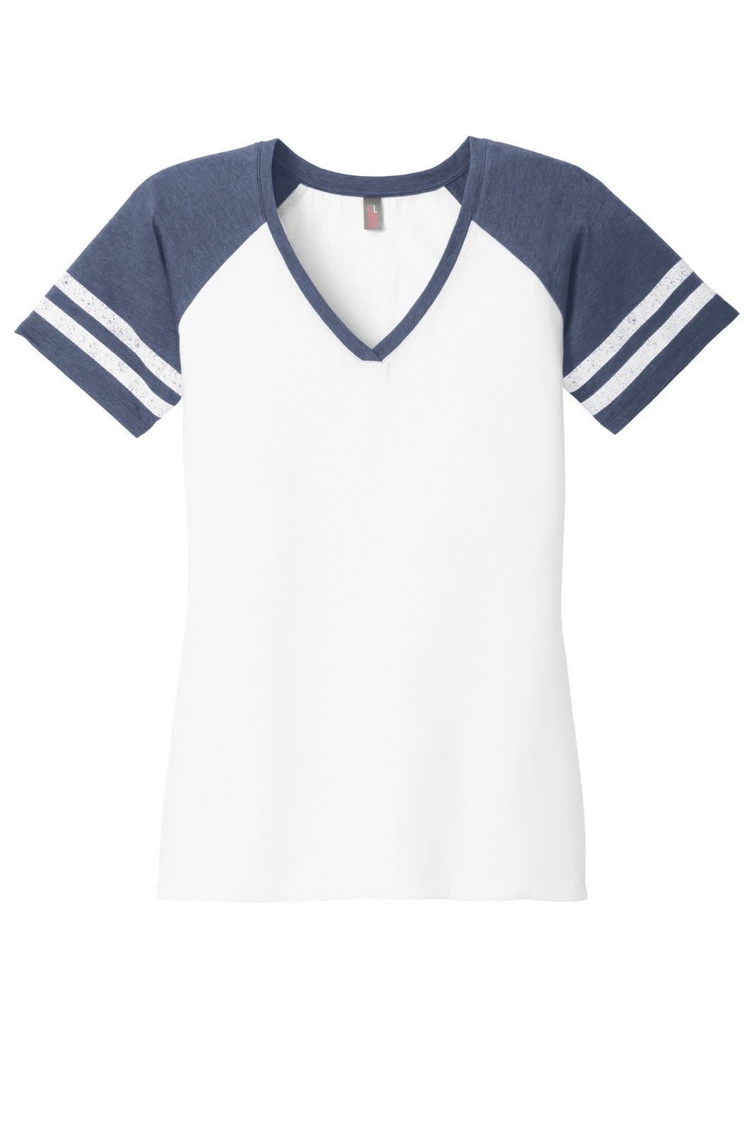 District Made Ladies Game V-Neck Tee