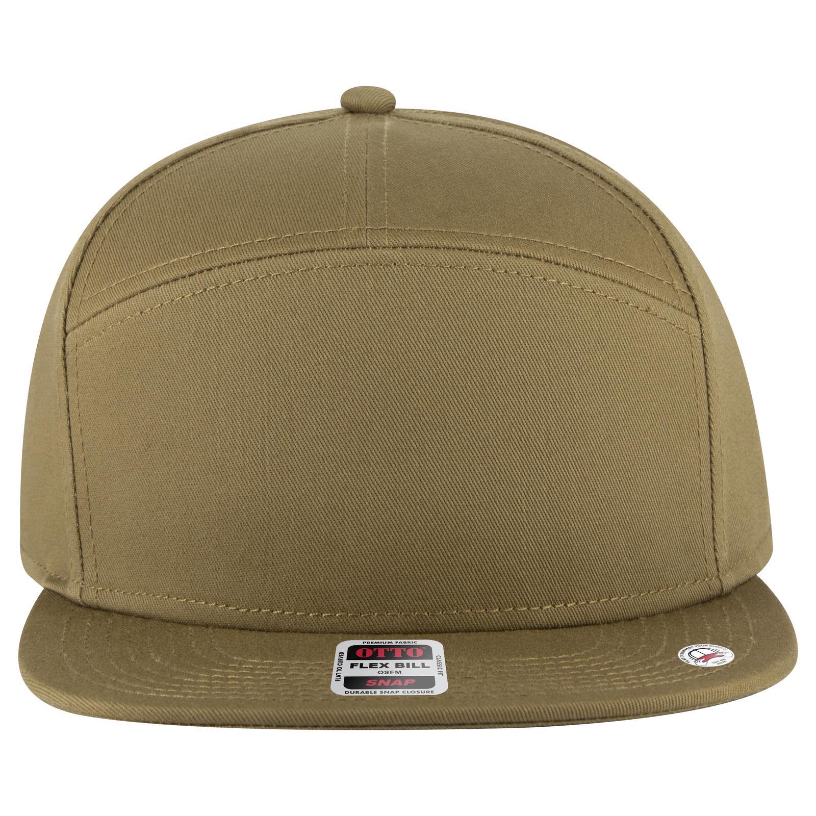 7 Panel Mid Profile Snapback Cap
