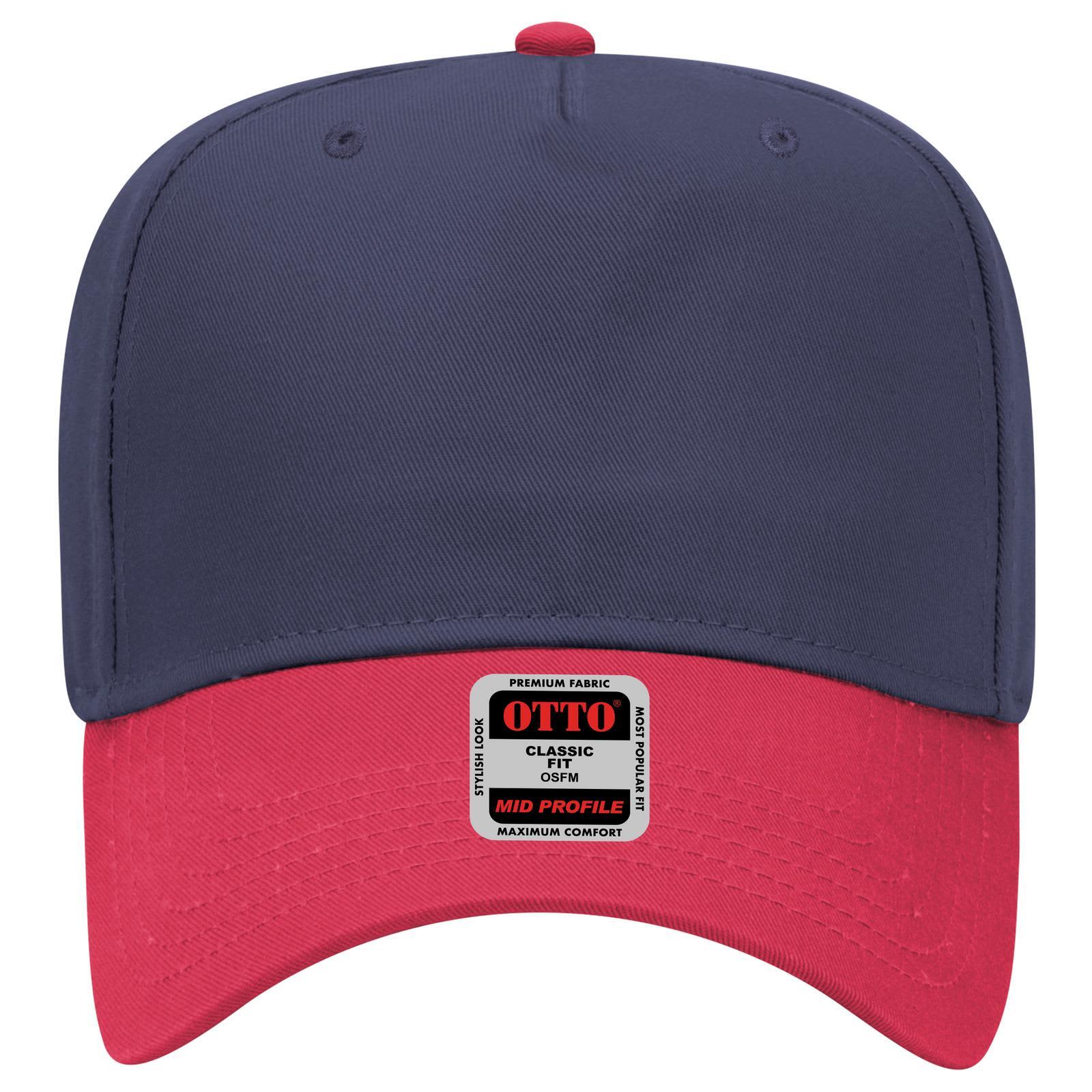 5 Panel Mid Crown Baseball Cap