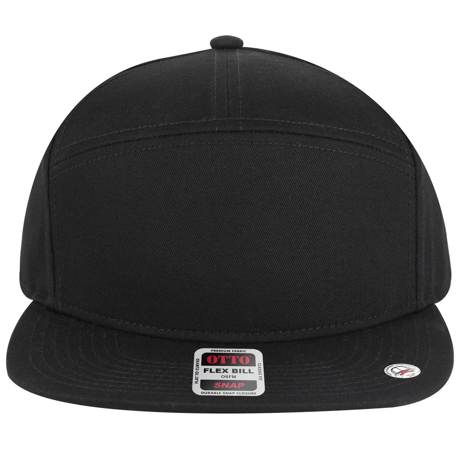 7 Panel Mid Profile Snapback Cap