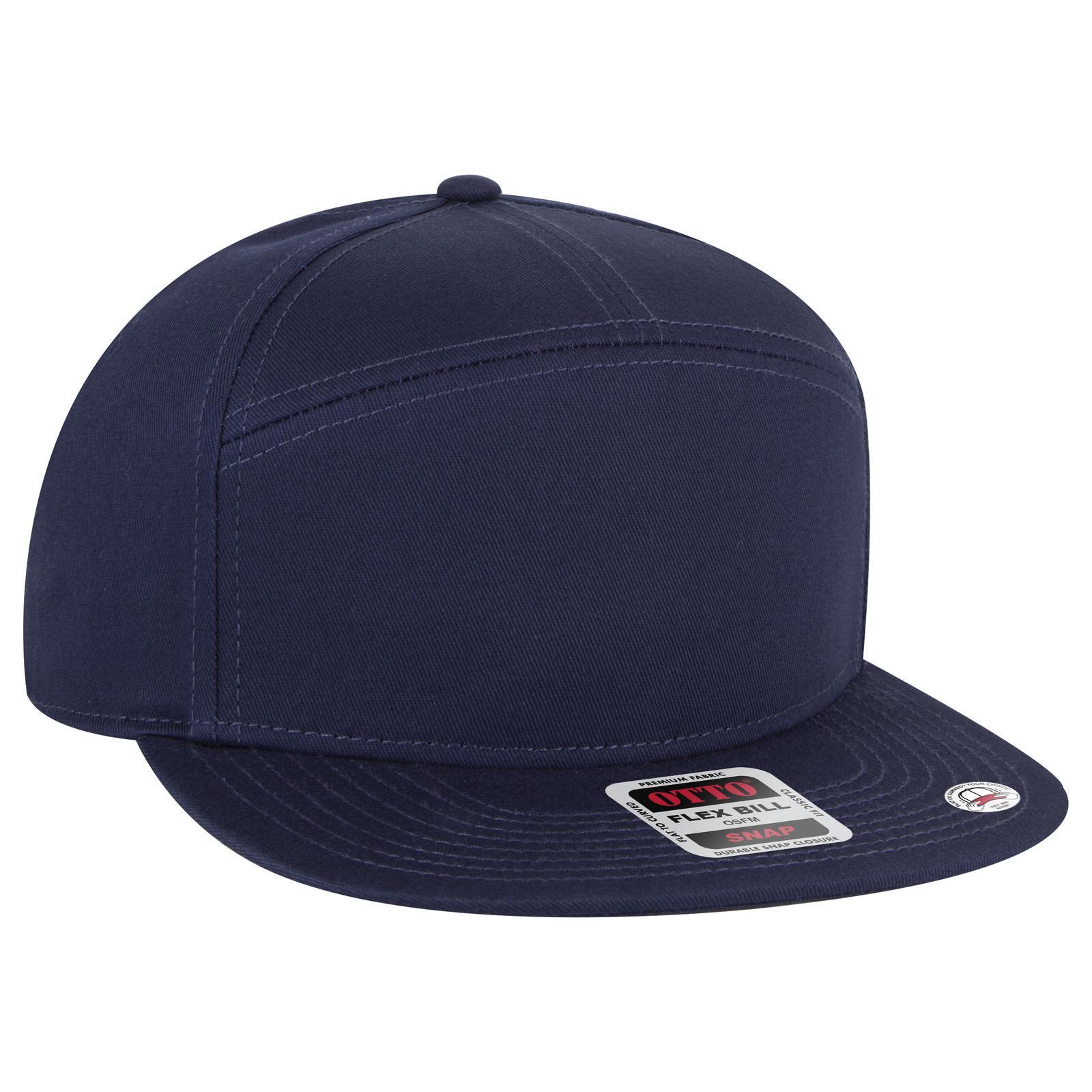 7 Panel Mid Profile Snapback Cap