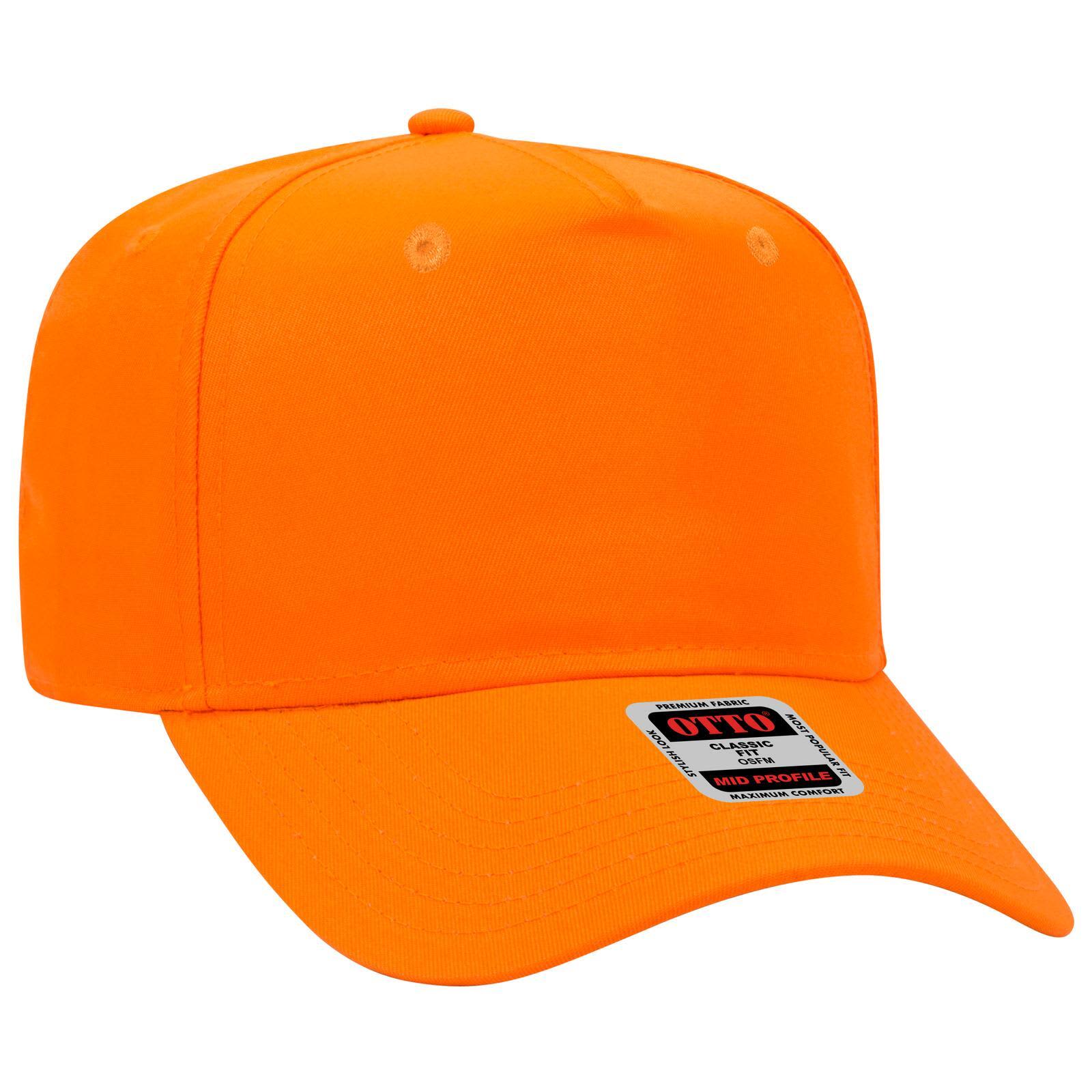 5 Panel Mid Crown Baseball Cap