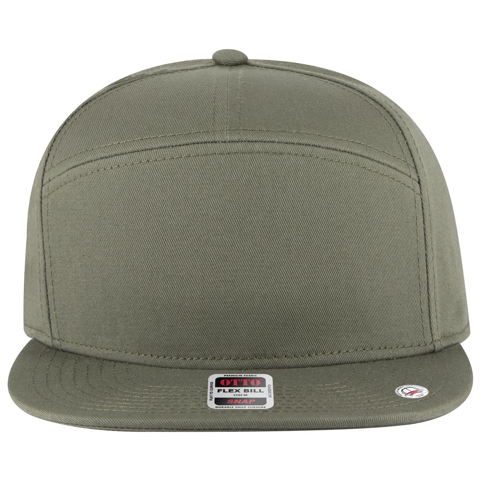 7 Panel Mid Profile Snapback Cap