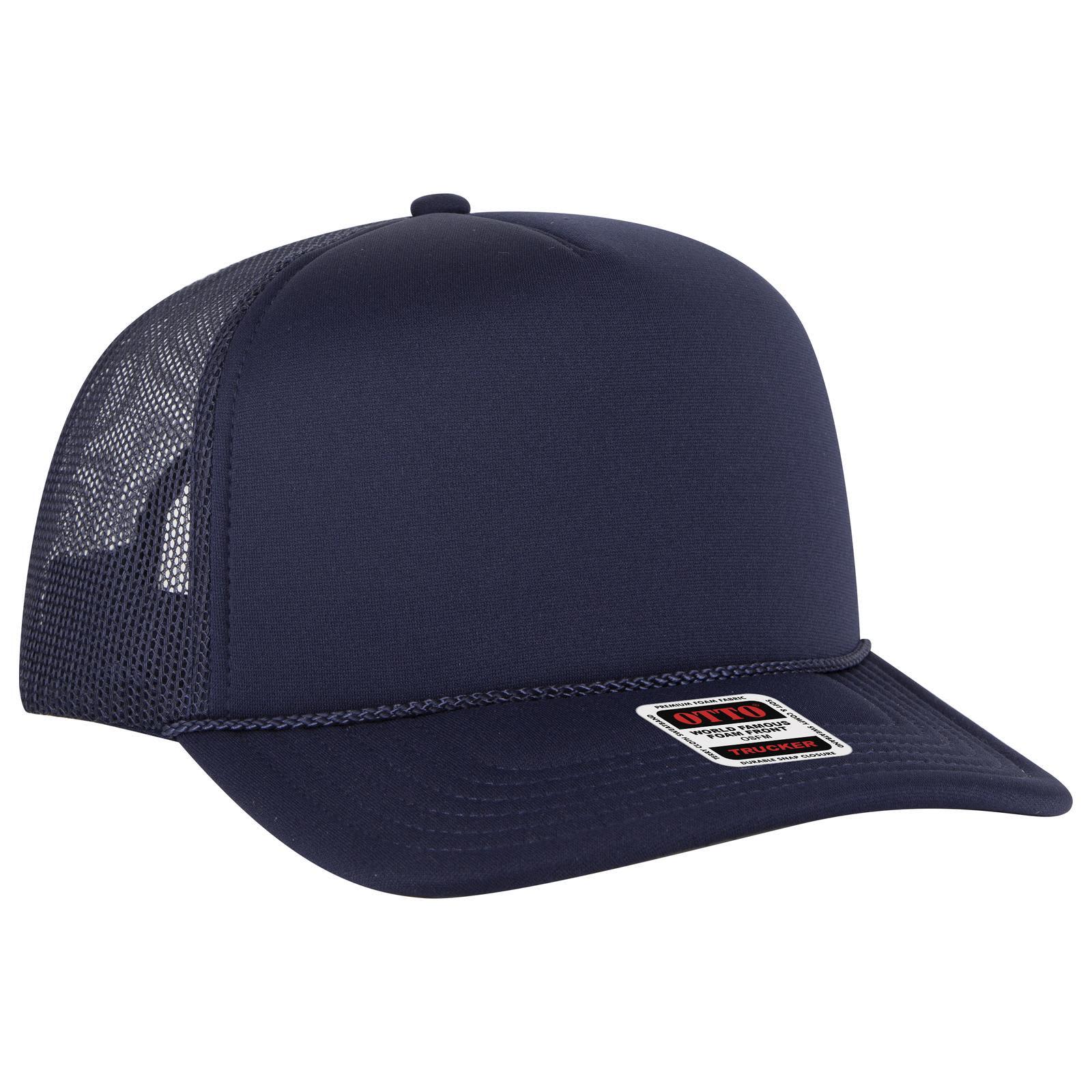 5 Panel High Crown Trucker Cap