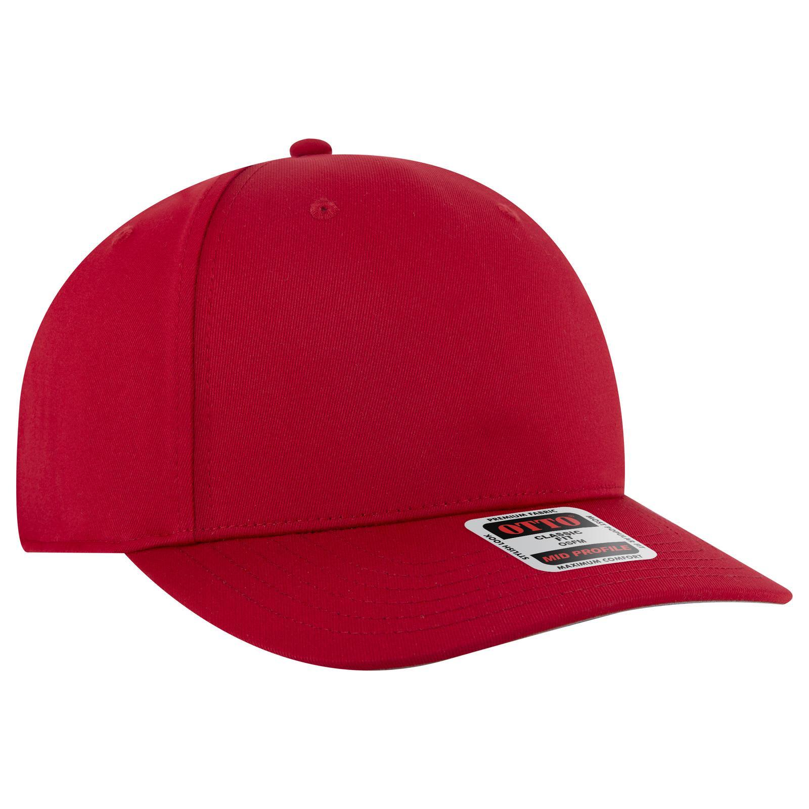 Seamless 6 Panel Mid Profile Baseball Cap
