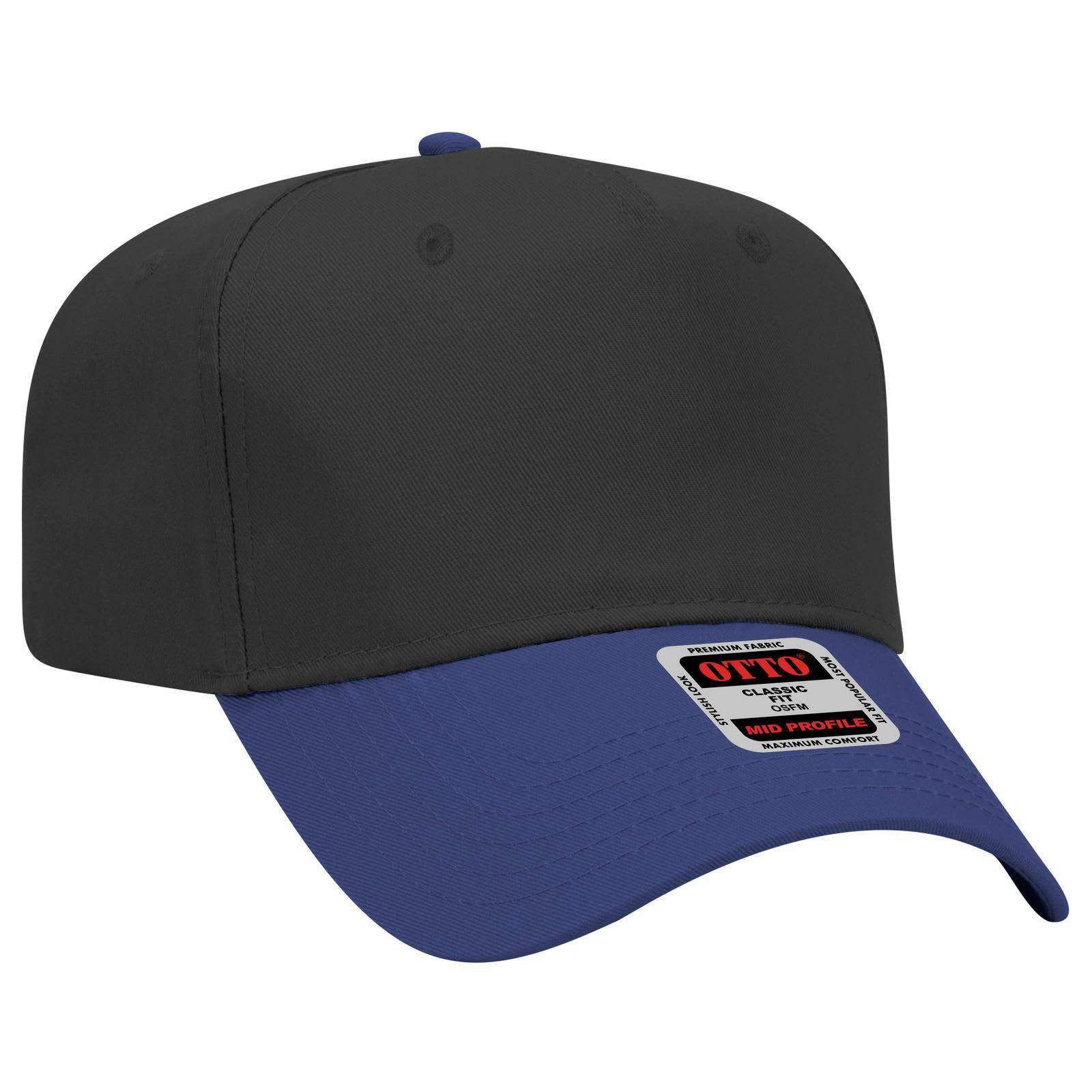 5 Panel Mid Crown Baseball Cap
