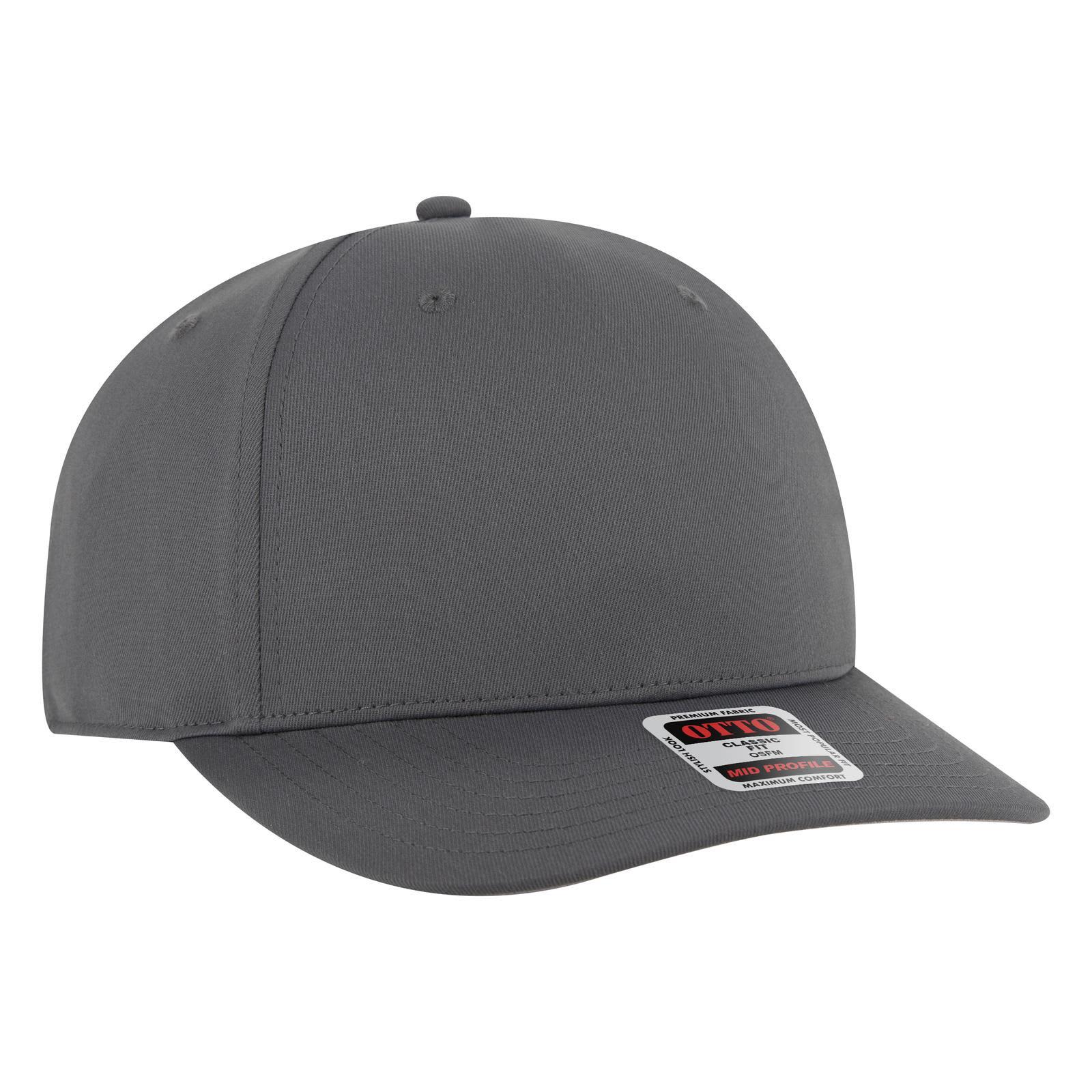 Seamless 6 Panel Mid Profile Baseball Cap