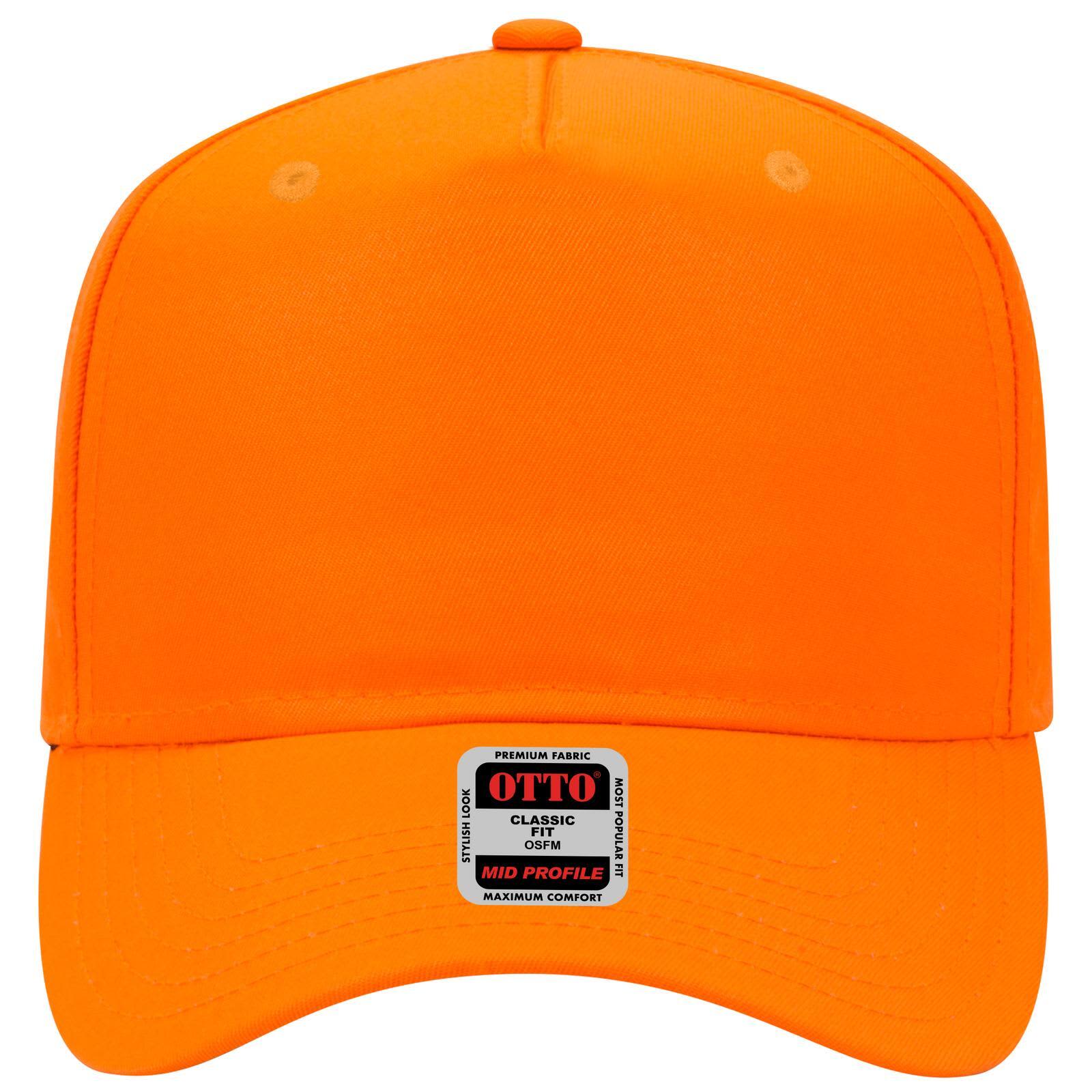 5 Panel Mid Crown Baseball Cap