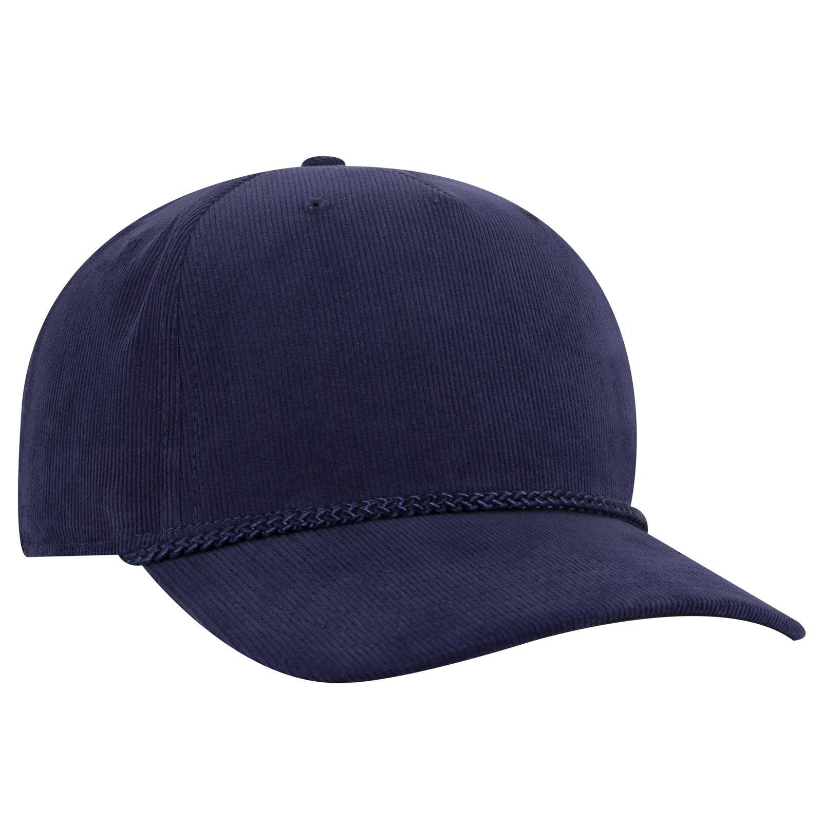 5 Panel Mid Profile Corduroy Baseball Cap
