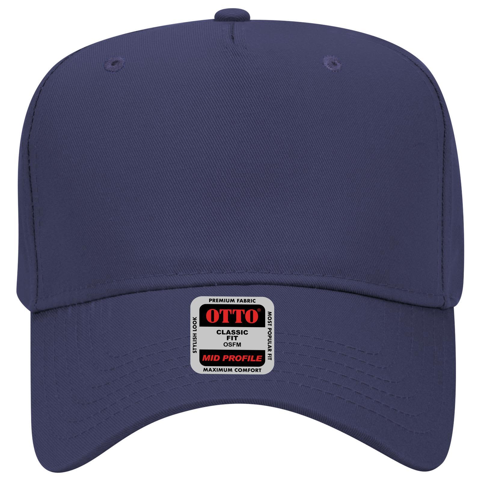 5 Panel Mid Crown Baseball Cap