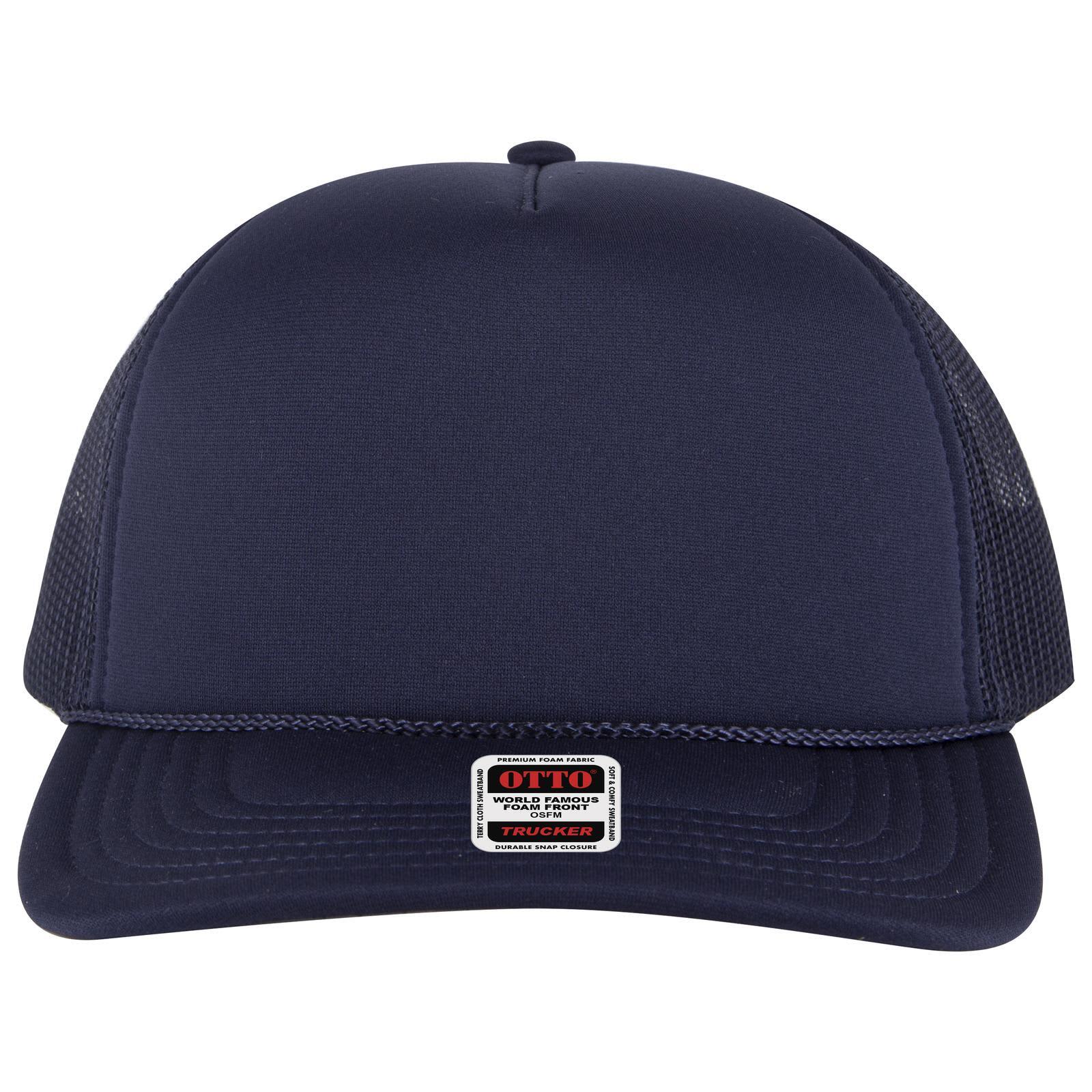 5 Panel High Crown Trucker Cap
