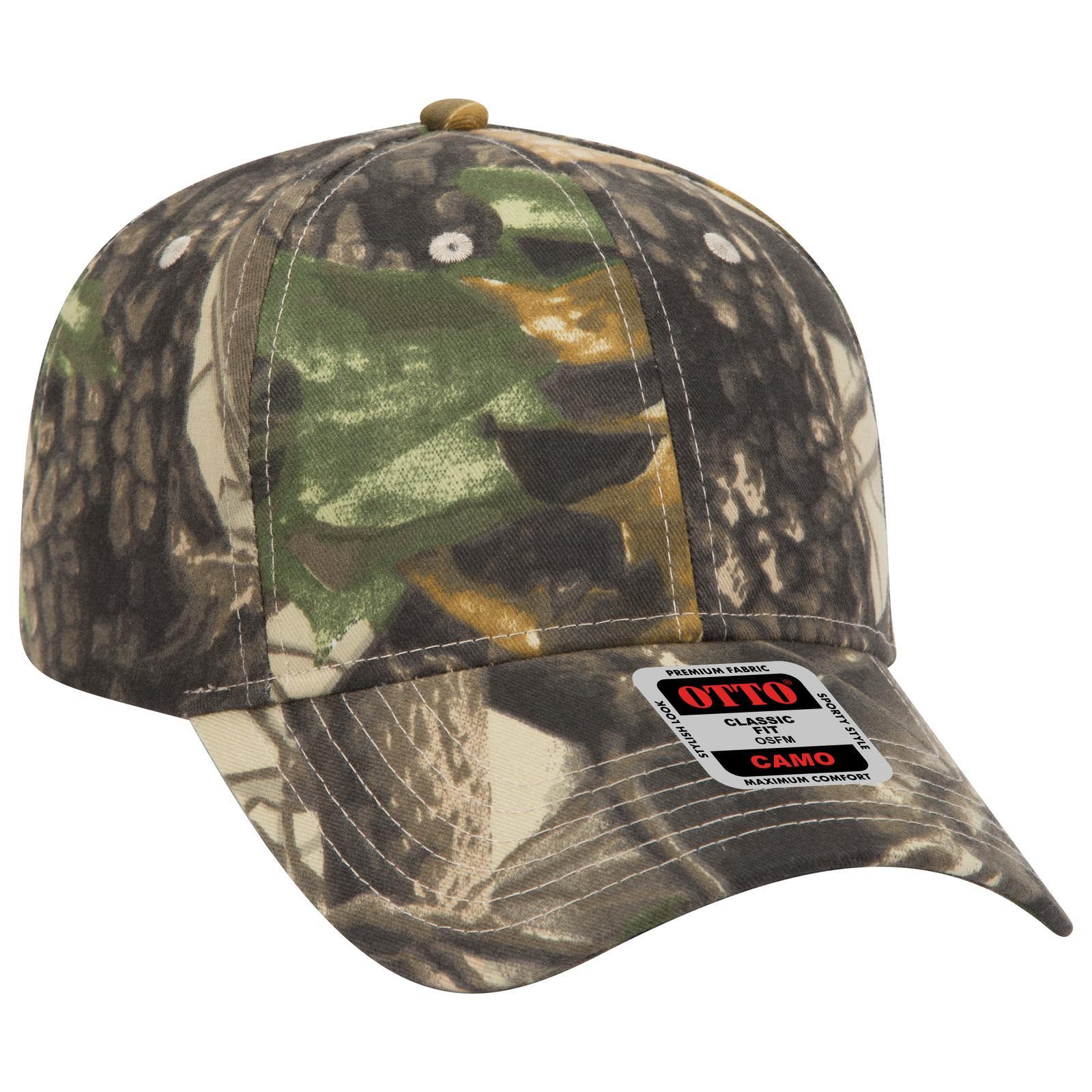 Camo 6 Panel Low Profile Baseball Cap
