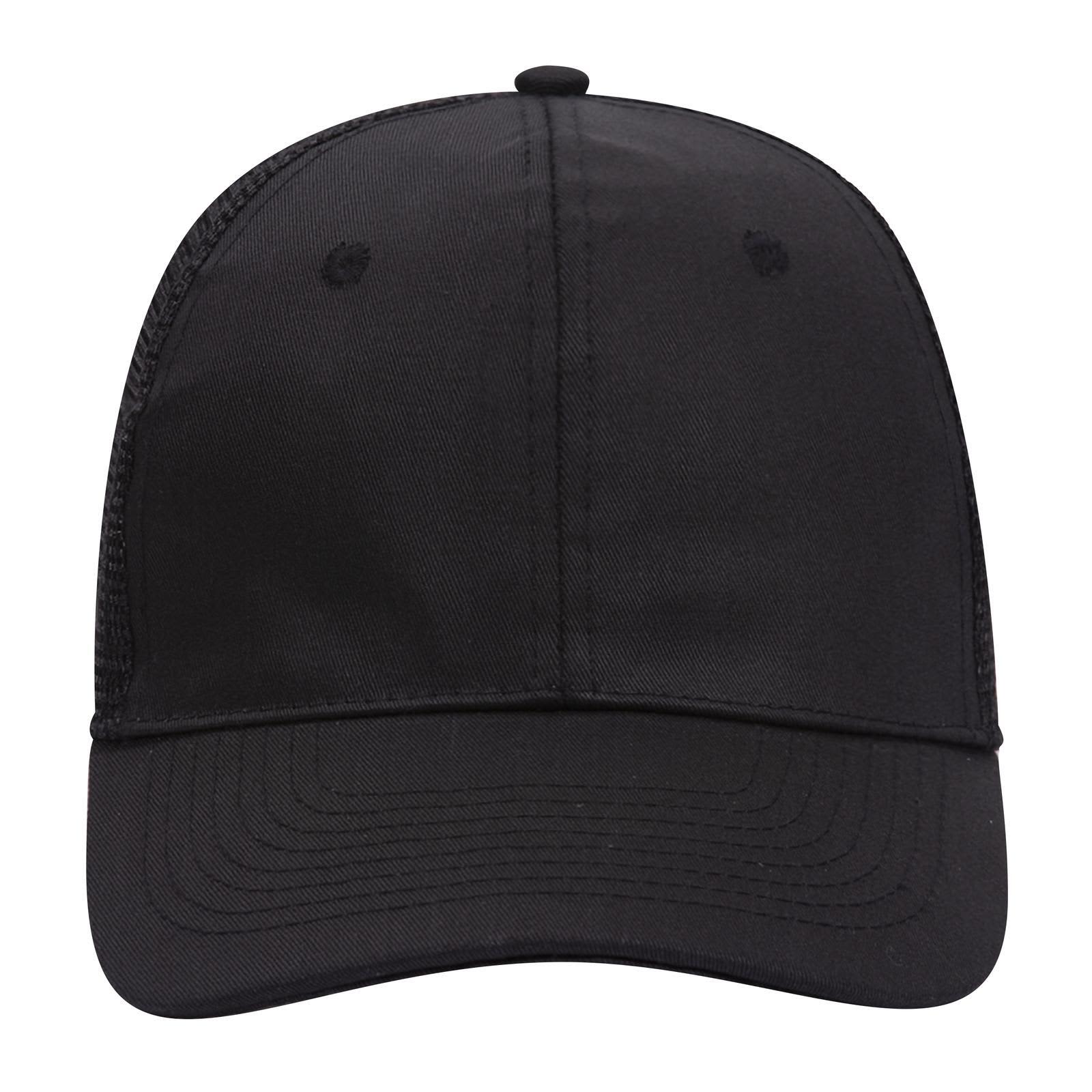 6 Panel Mid Profile Trucker Cap