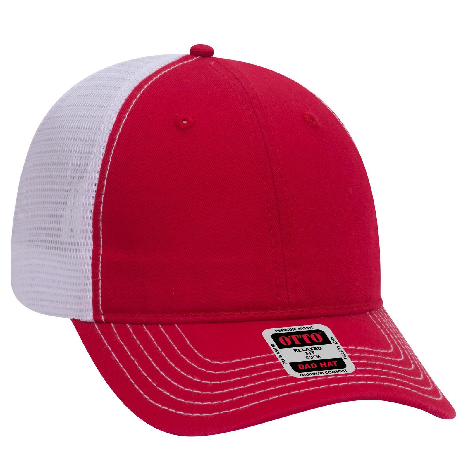 6 Panel Low Profile Trucker Dad Cap