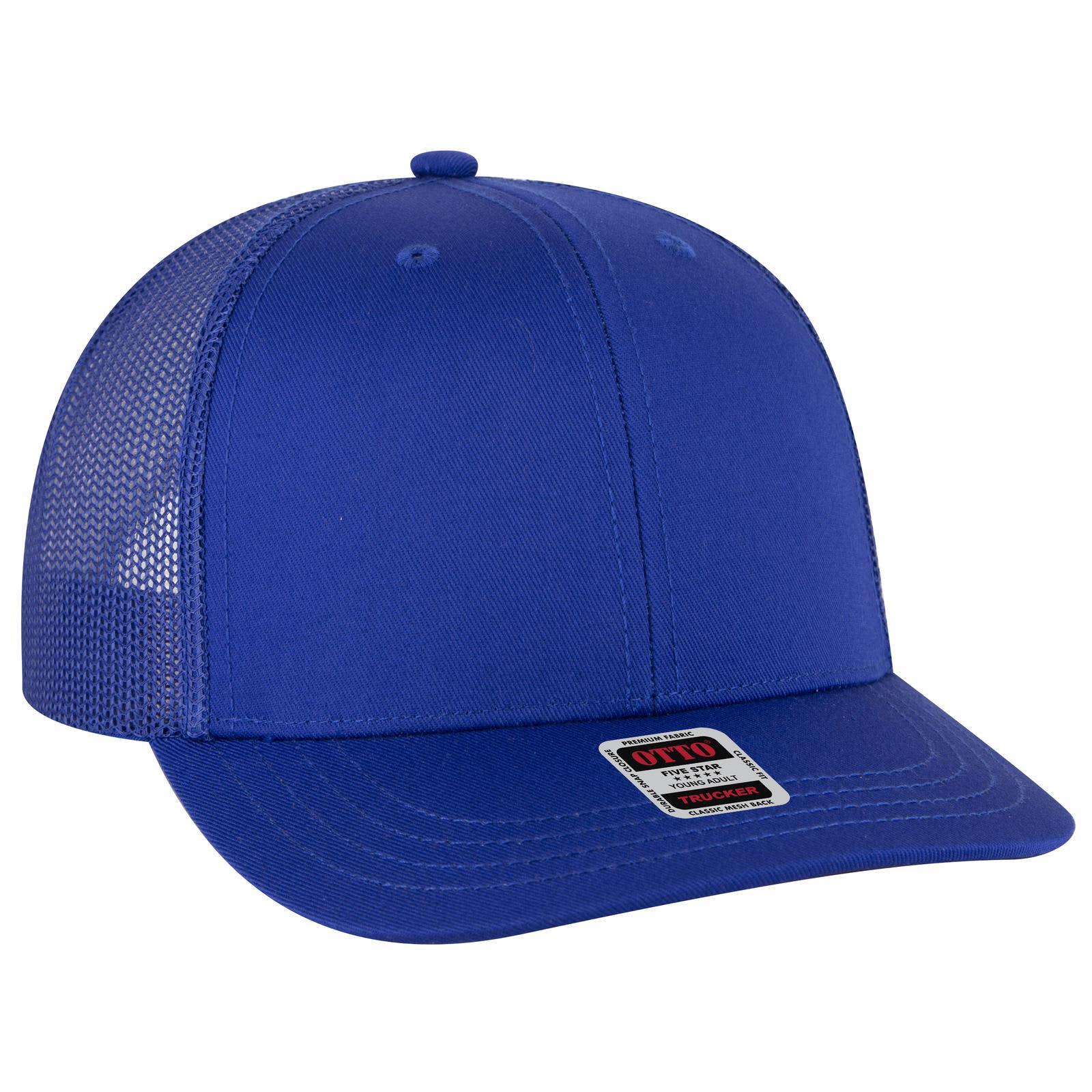 6 Panel Mid Profile Trucker Cap (Youth)