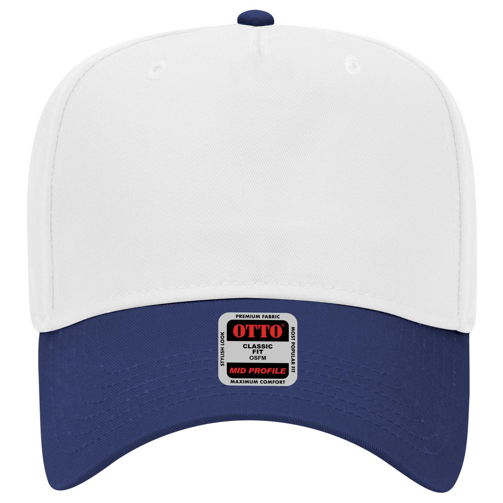 5 Panel Mid Crown Baseball Cap
