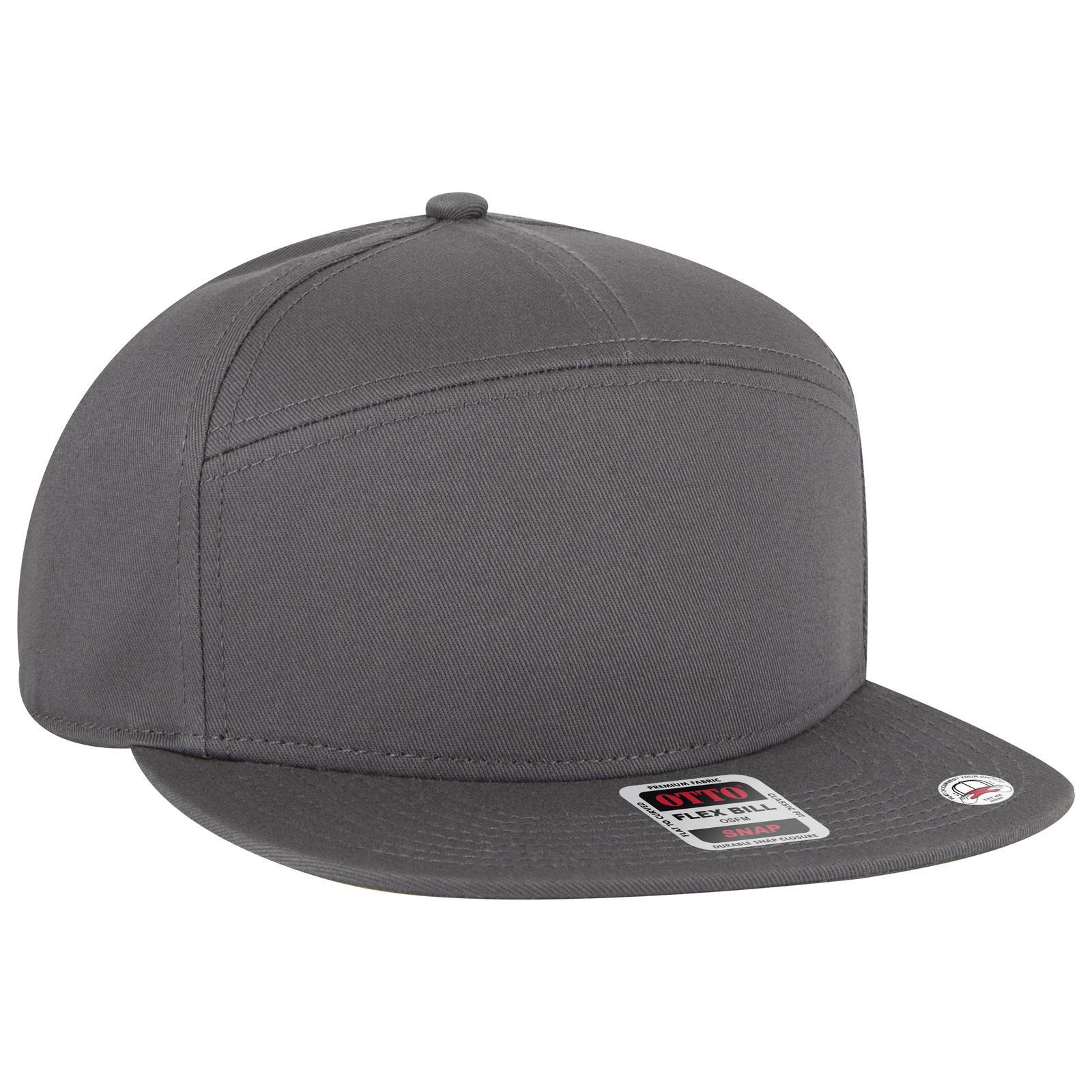 7 Panel Mid Profile Snapback Cap